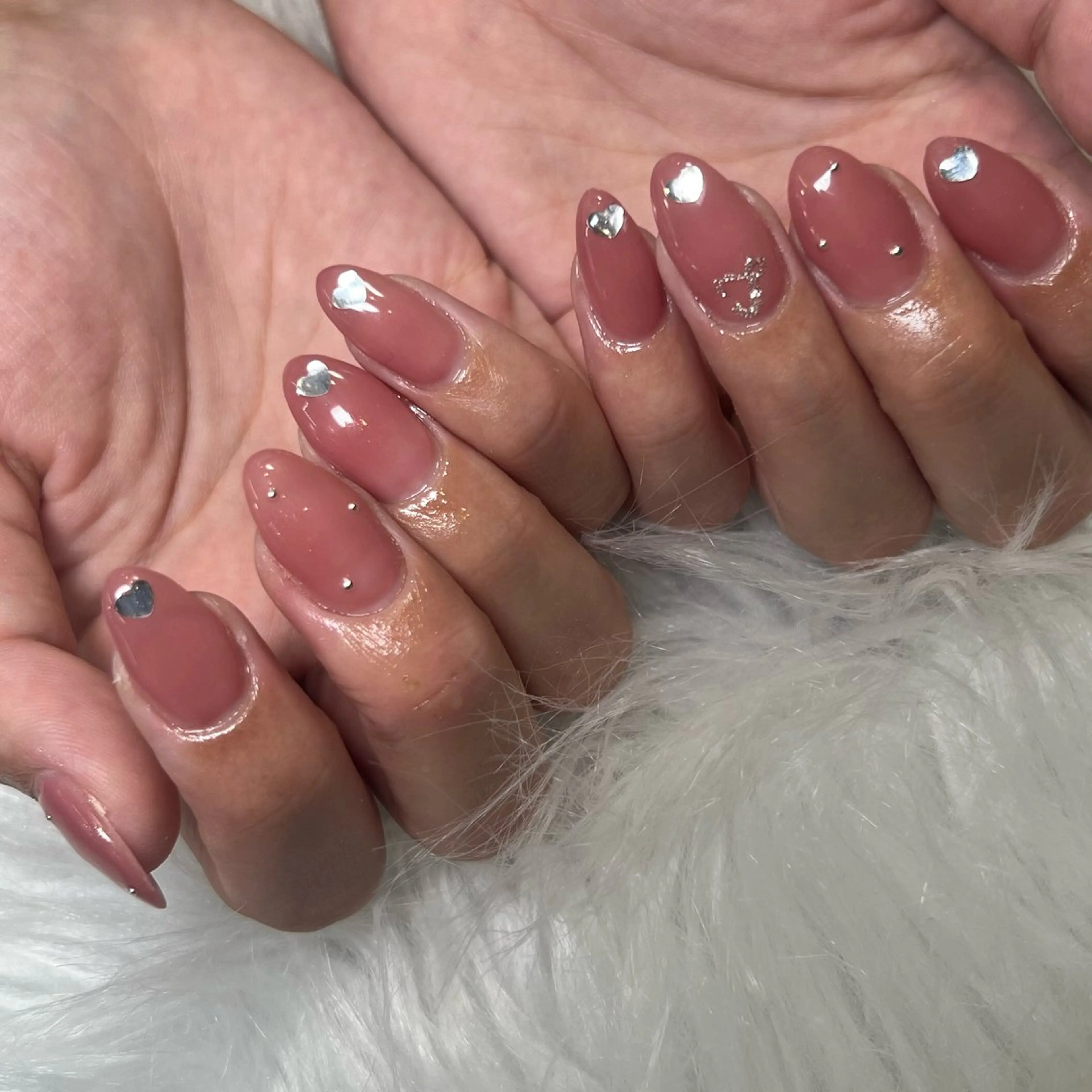 ネイル ハンドネイル E  nail 風羽のネイルデザイン