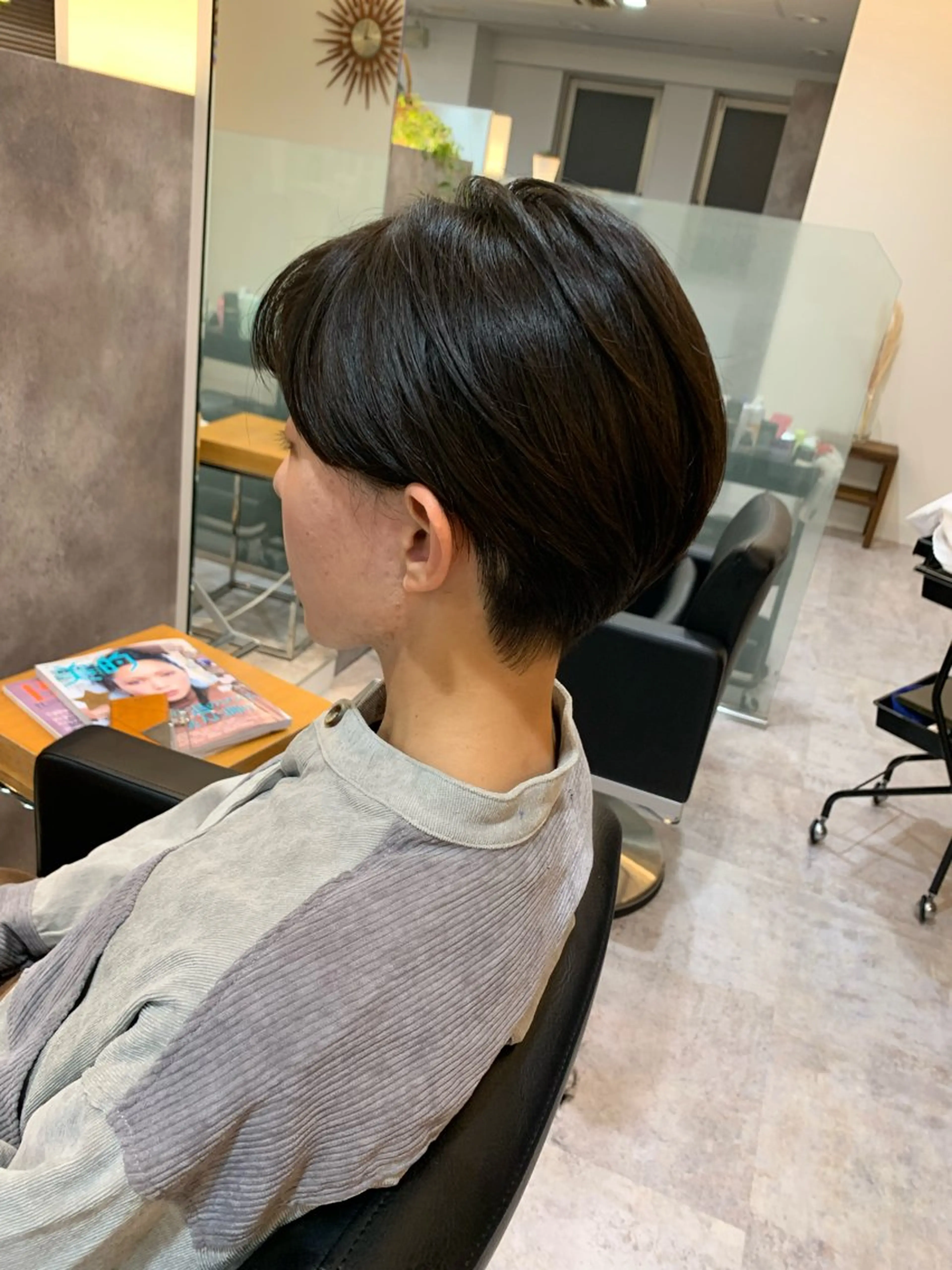 ショート ショートヘア 北川 栞菜のヘアスタイル