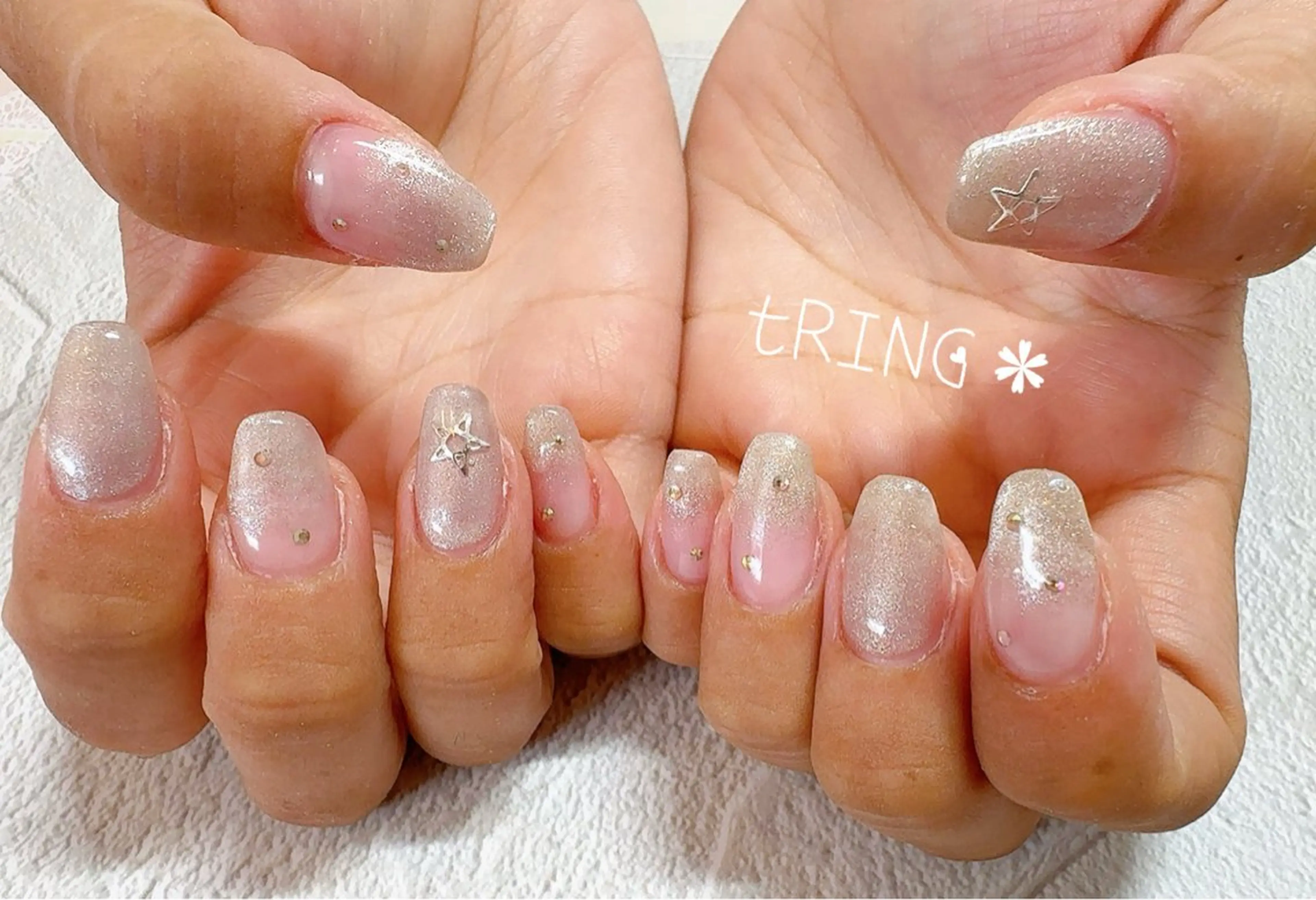 ネイル ハンドネイル tRING＊ しいの木台のネイルデザイン