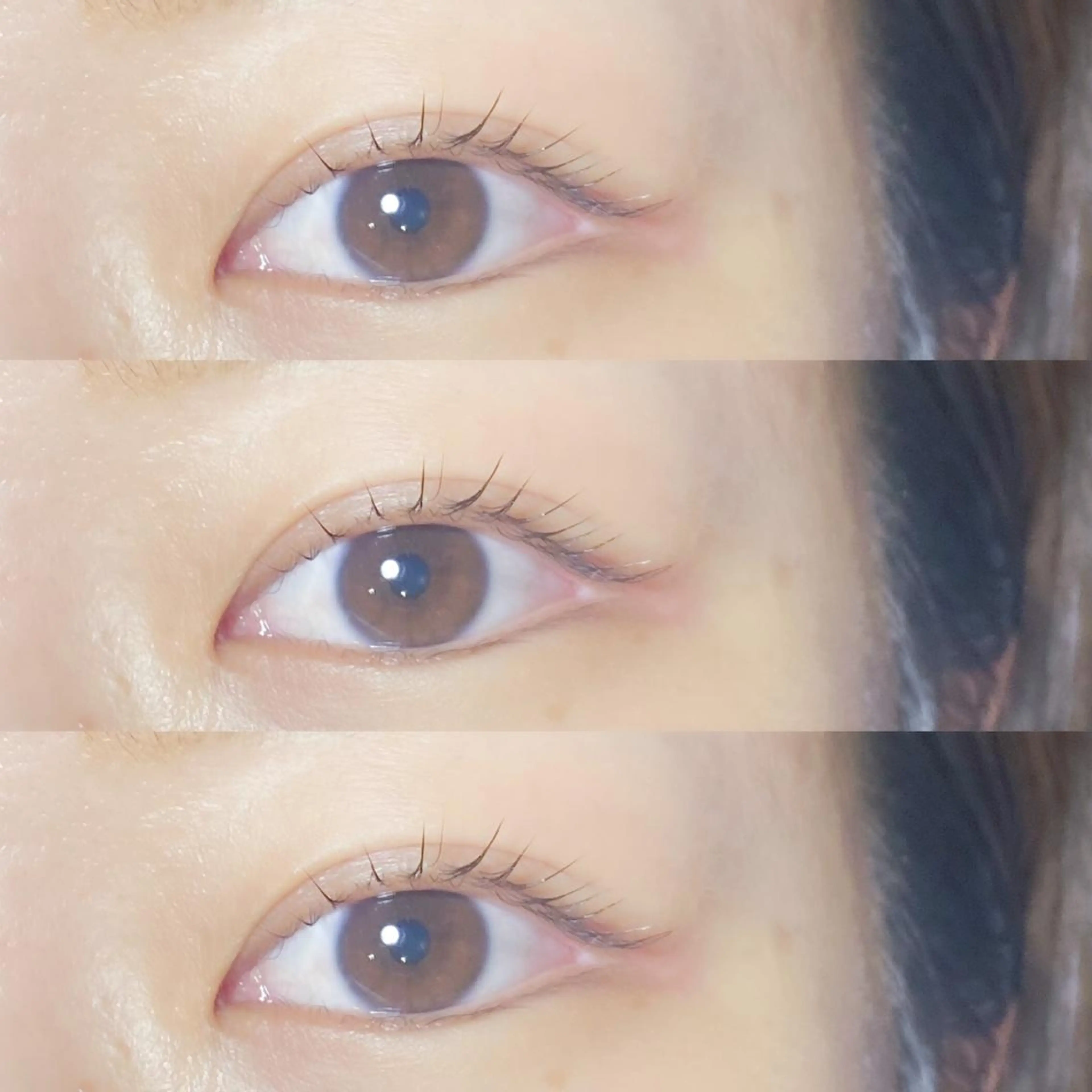 マツエク・マツパ 一重×まつ毛パーマ une所属・une 石橋阪大前・ 箕面・池田・蛍池のマツエク・マツパデザイン