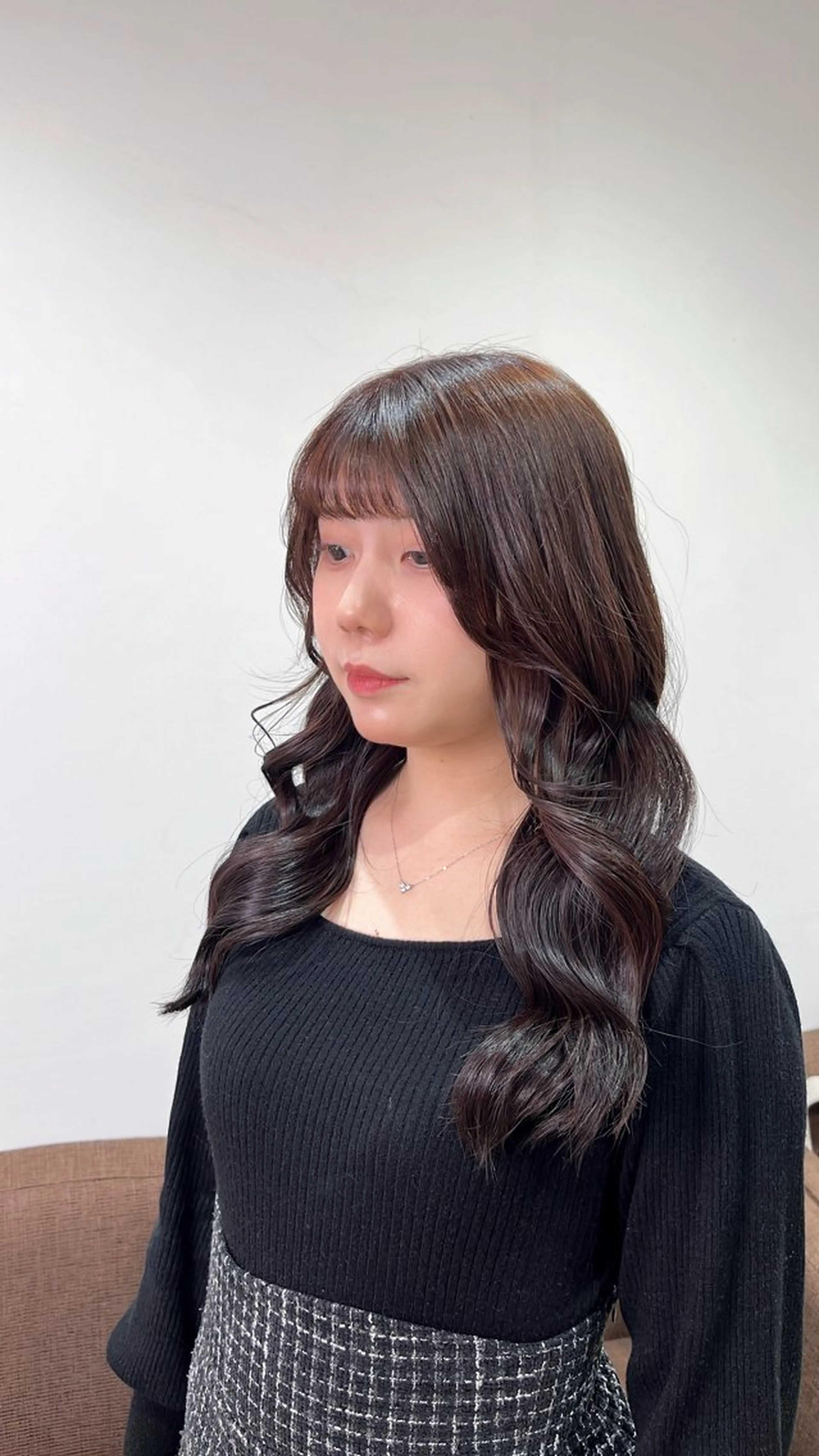ロング カラー なかの ももかのヘアスタイル