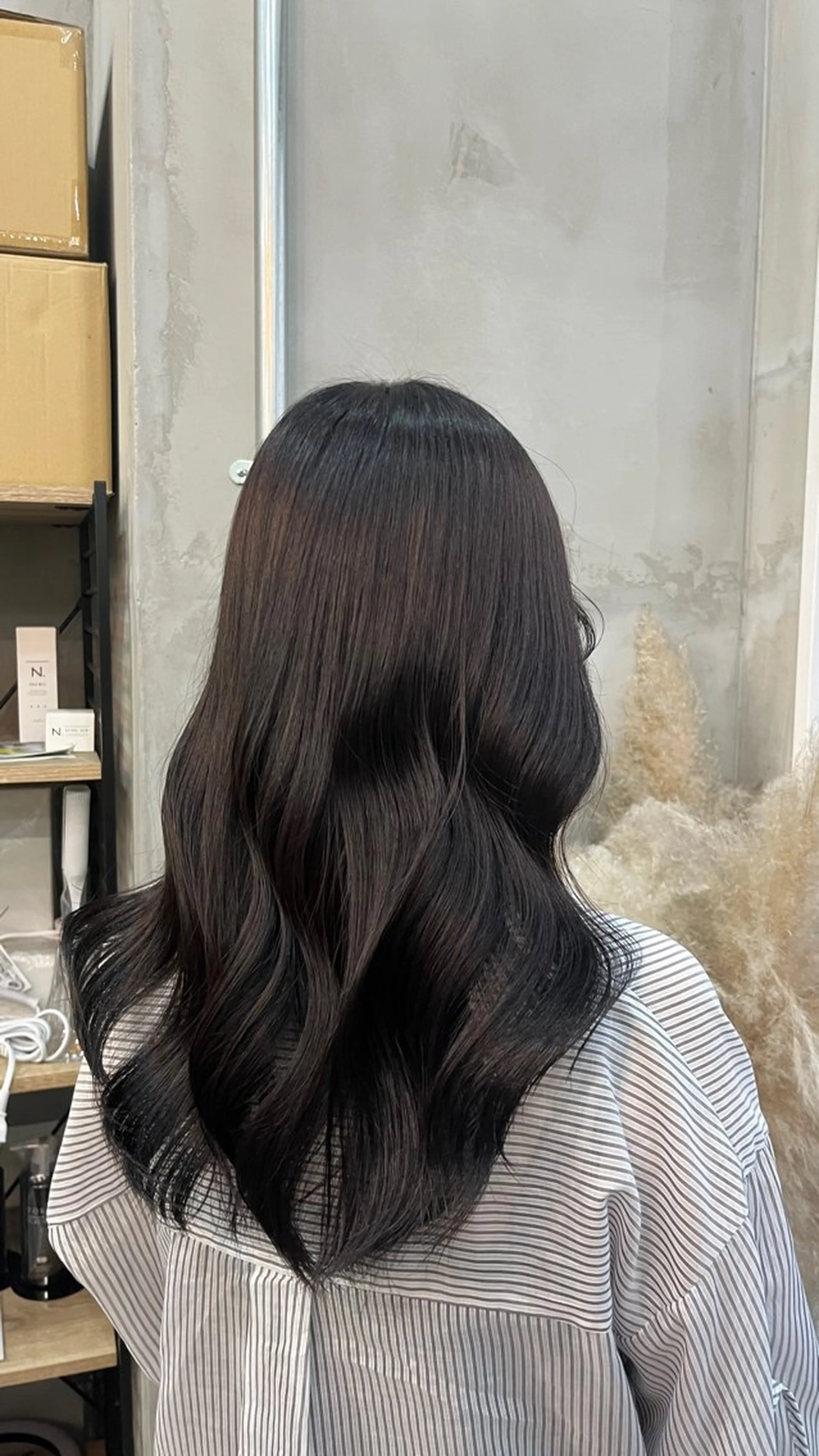 カラー 田中 萌のヘアスタイル