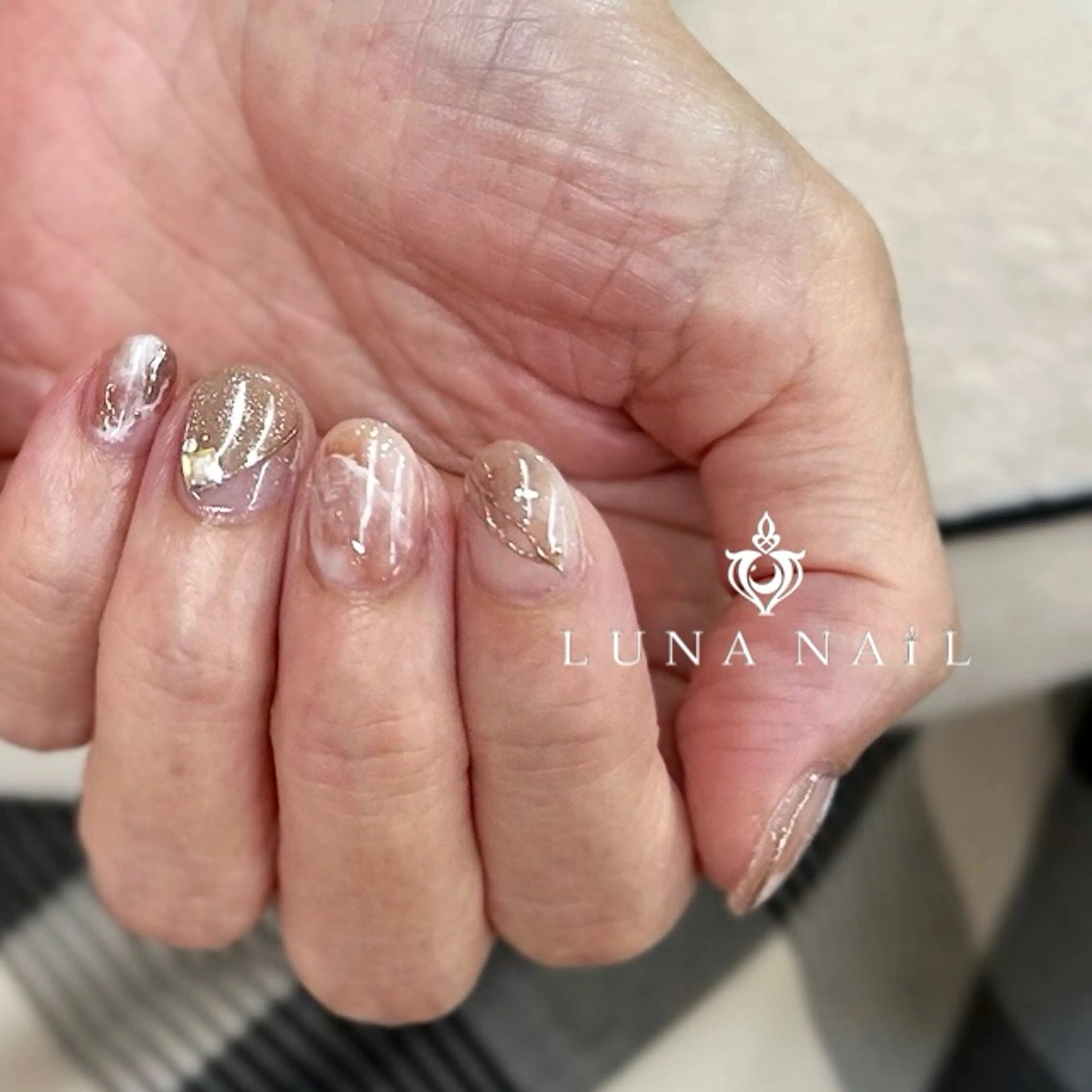 ネイル ハンドネイル アトリエ　ミモザ所属・いまむら あかりのネイルデザイン