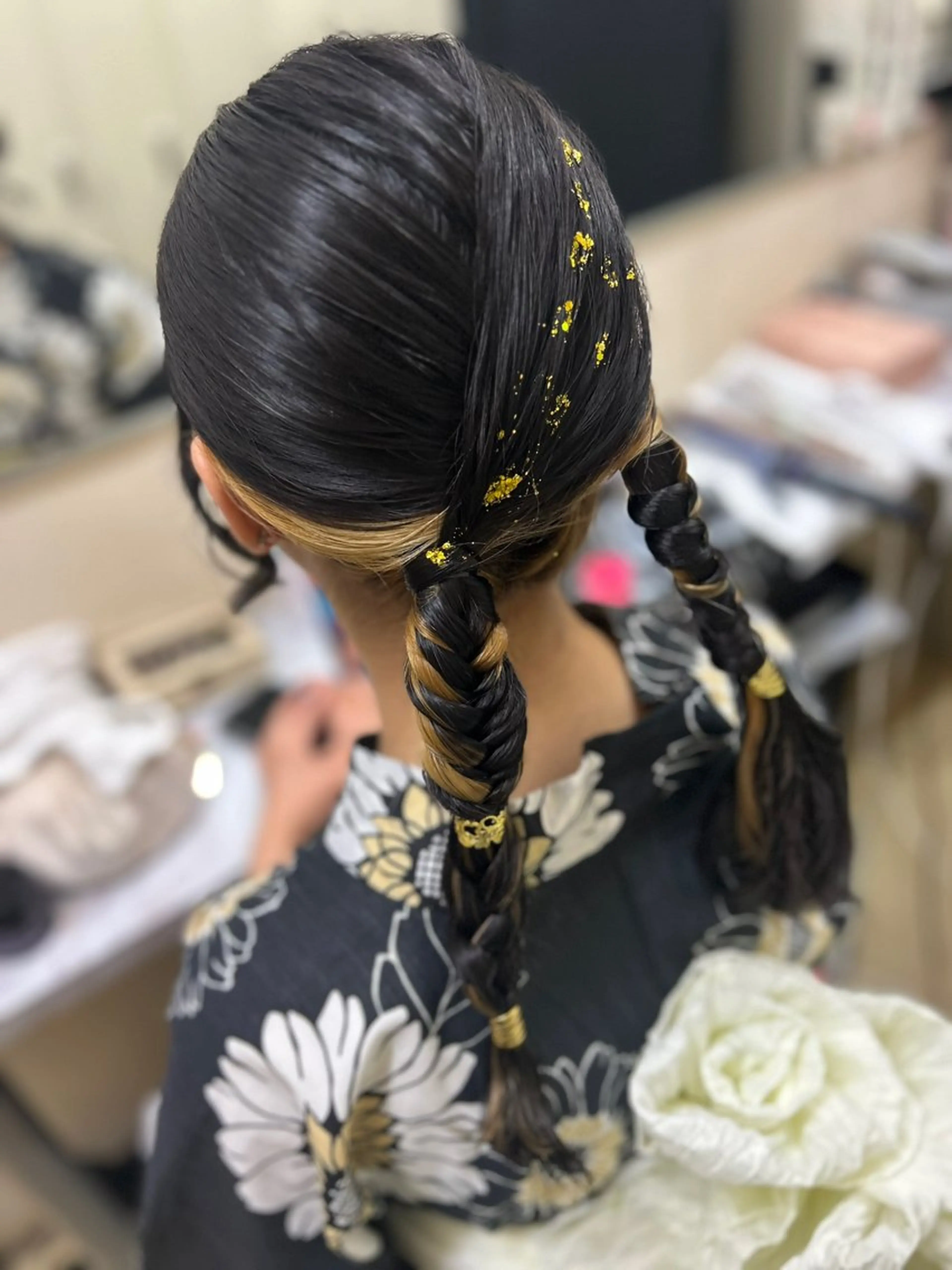 ロング 永澤 一輝のヘアスタイル