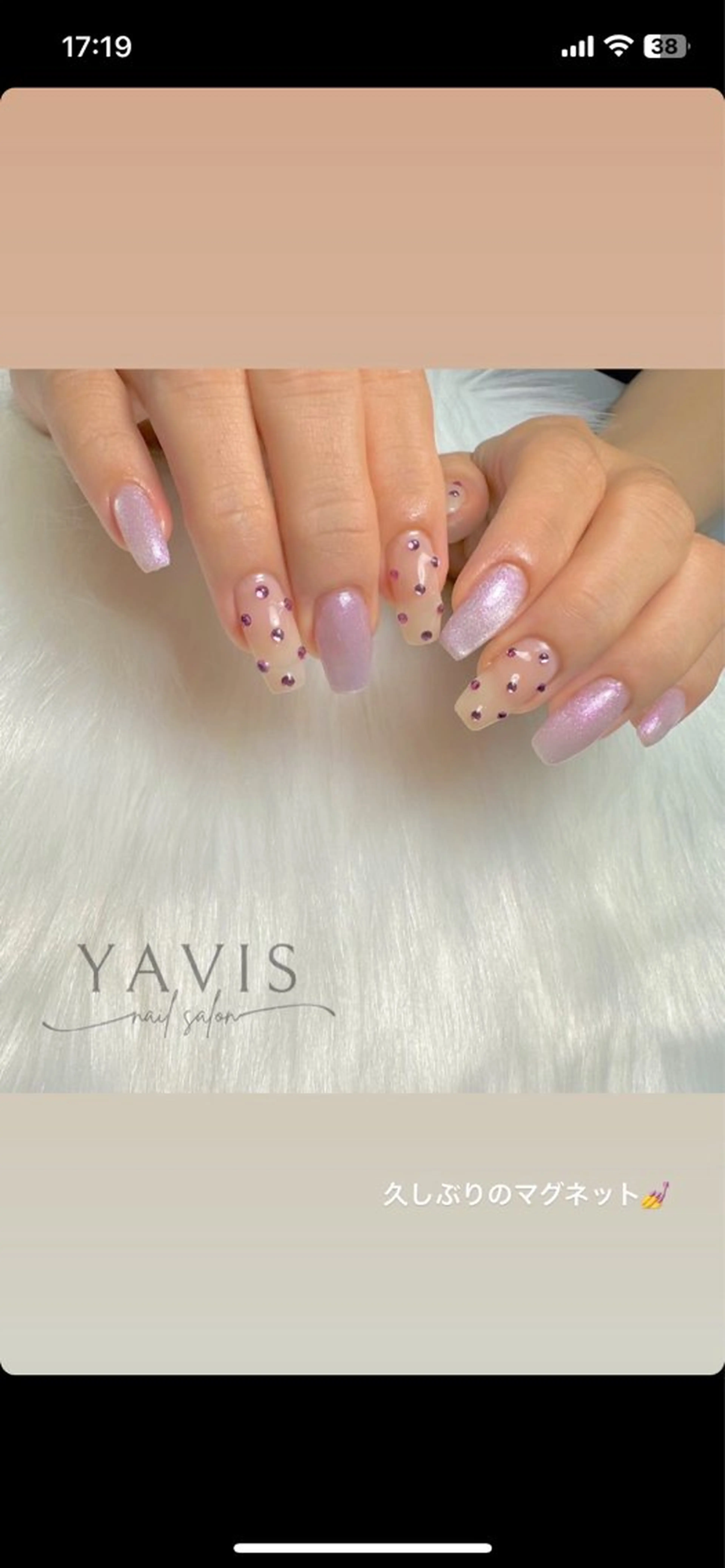 ネイル マグネットネイル YAVIS_ nailのネイルデザイン