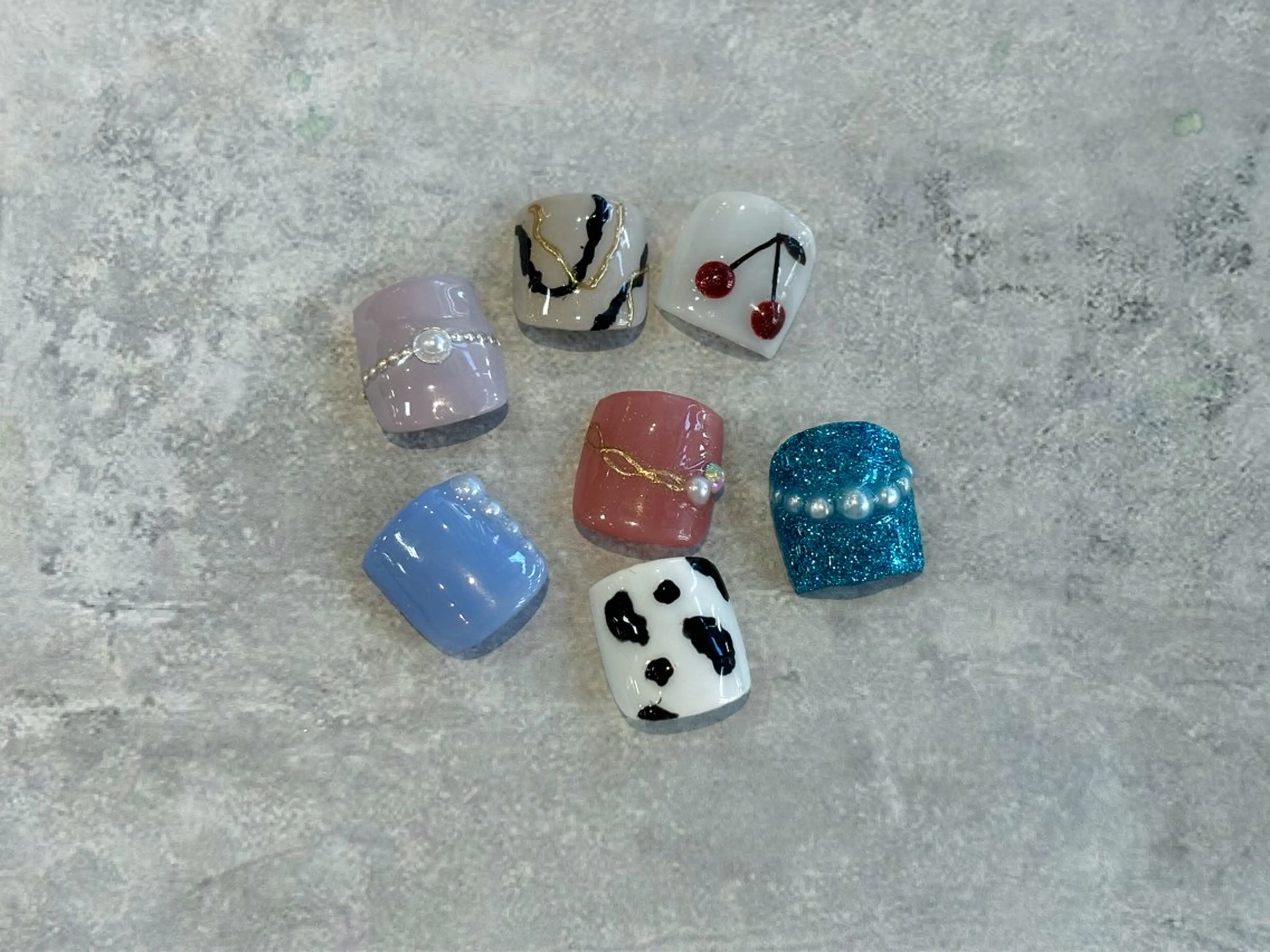 ネイル アートネイル フットネイル 秋山 香穂のネイルデザイン