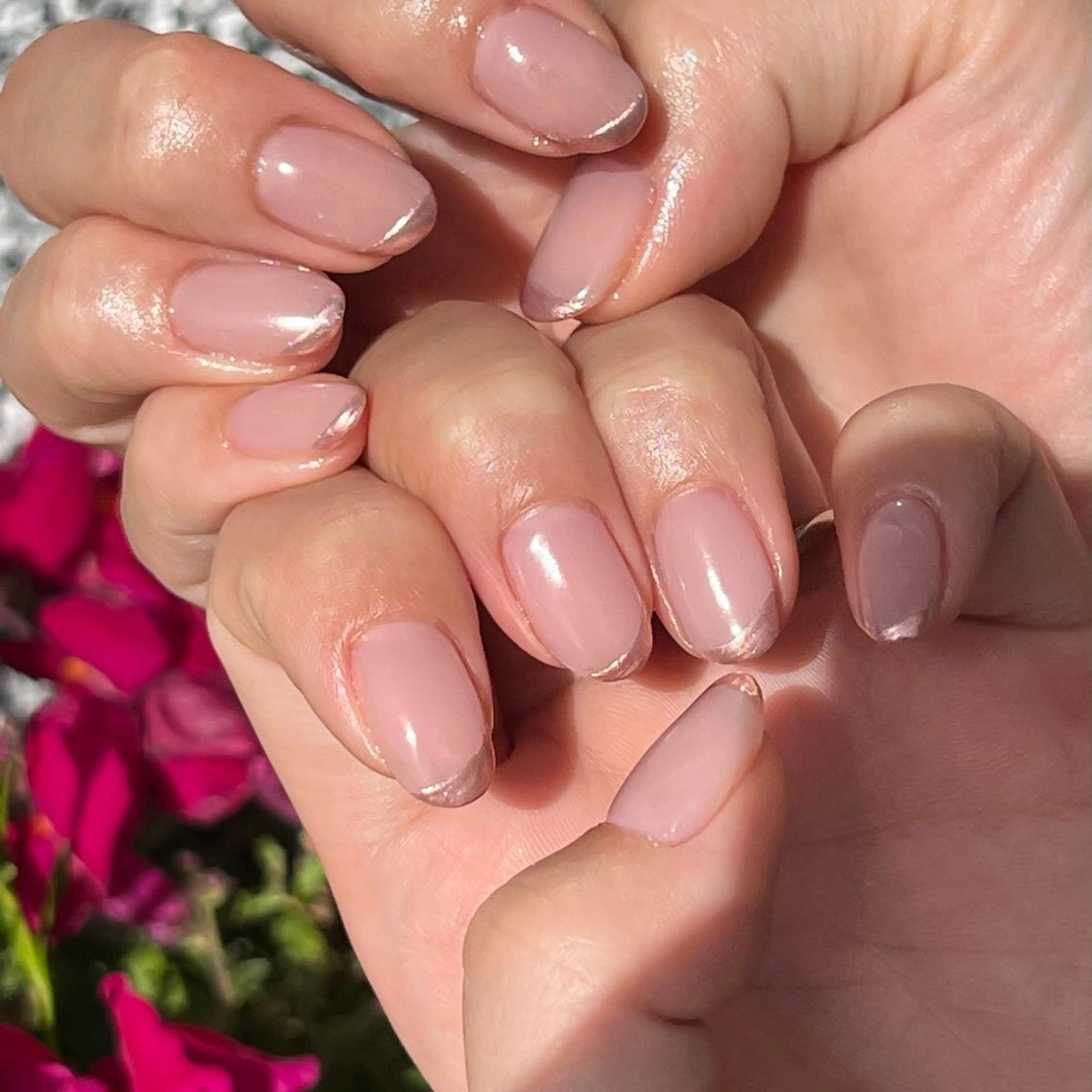 ネイル ミラーネイル ピンク Nail Sant Esperanza by SALON DE やす所属・Sant Esperanzaのネイルデザイン