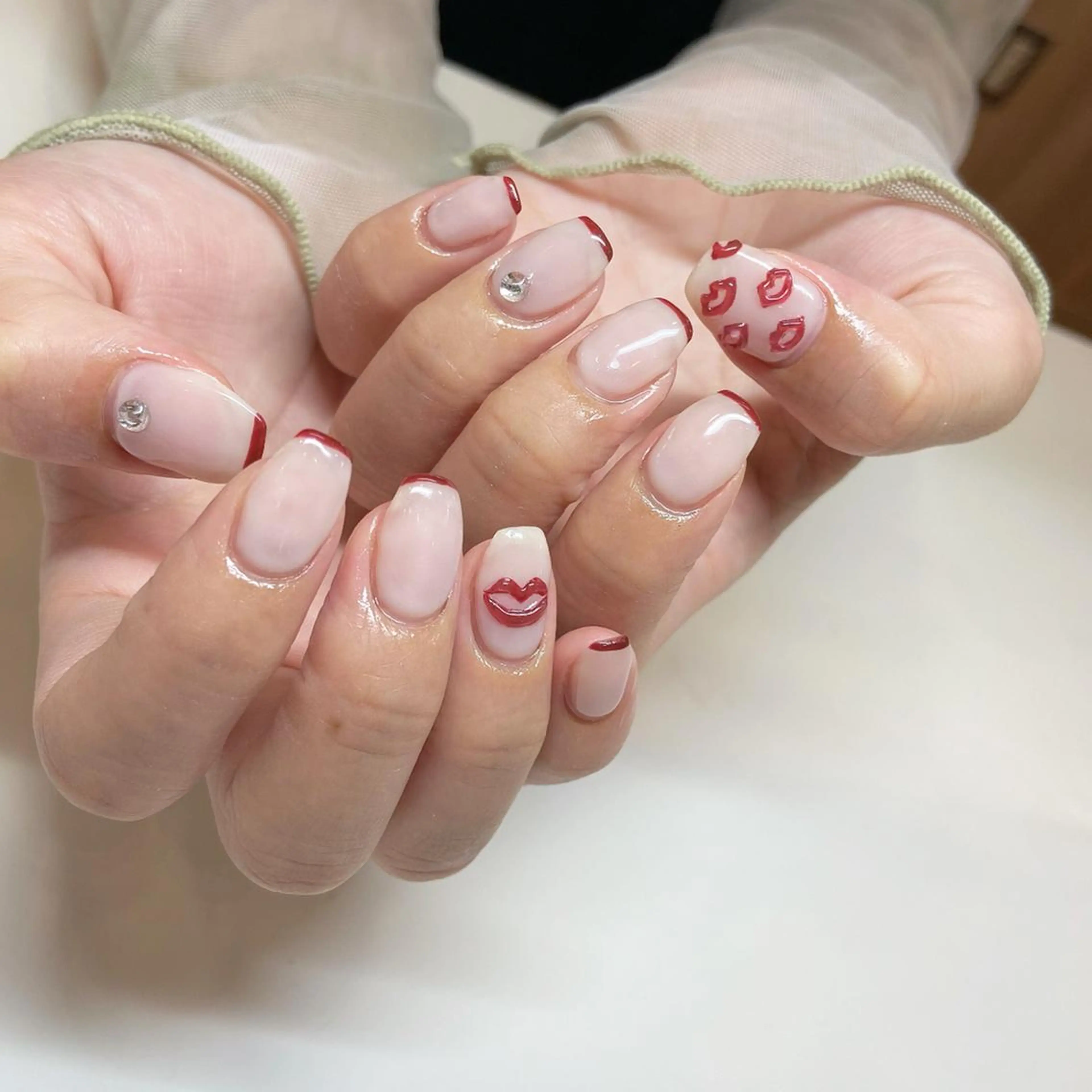 ネイル 𝕄𝕚𝕪𝕦🤍 自由が丘⌇パラジェルのネイルデザイン