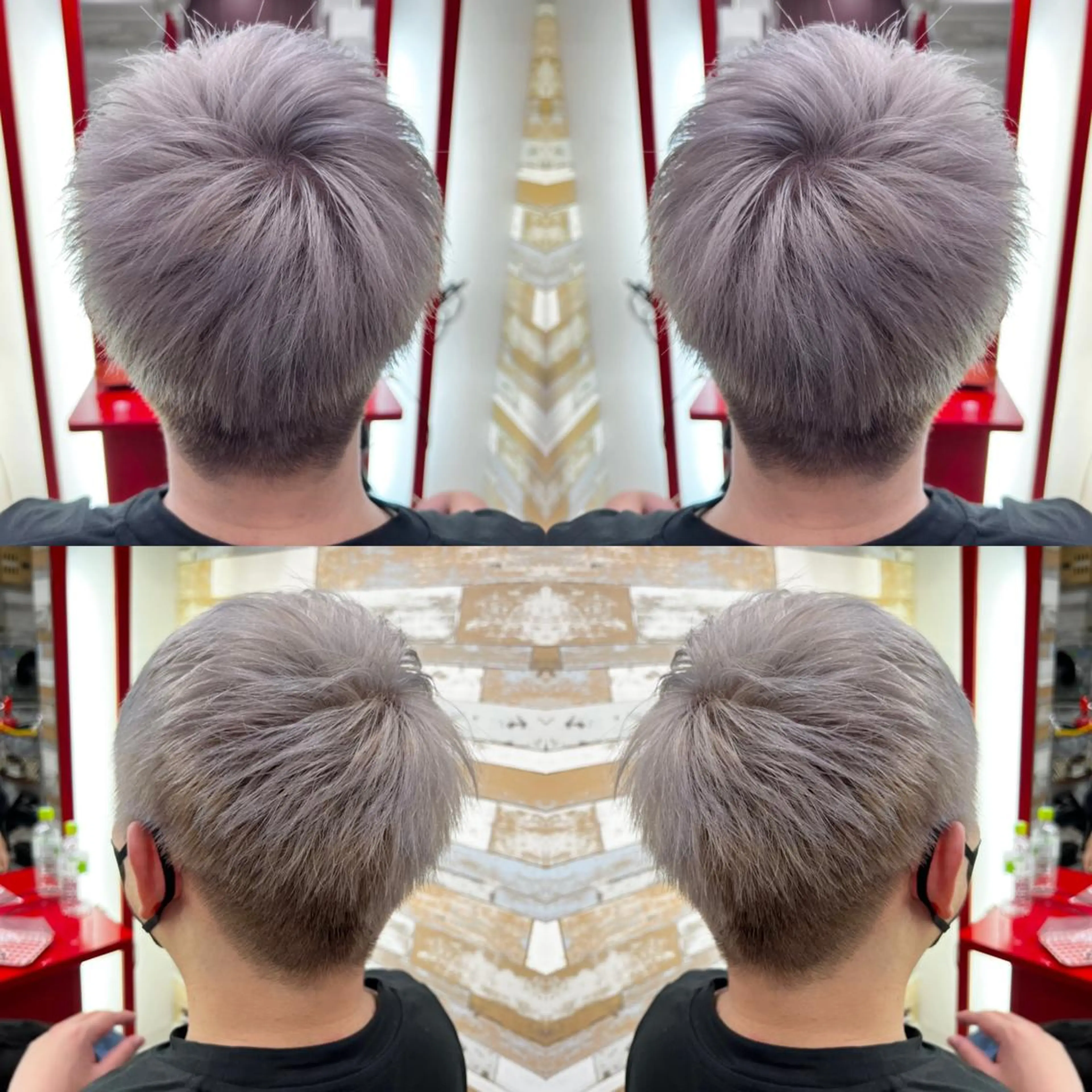 ショート カラー メンズ ヘアカラー トリートメント "PEPPU "所属・🌈推し色派手髪 ハイトーンShinのヘアスタイル