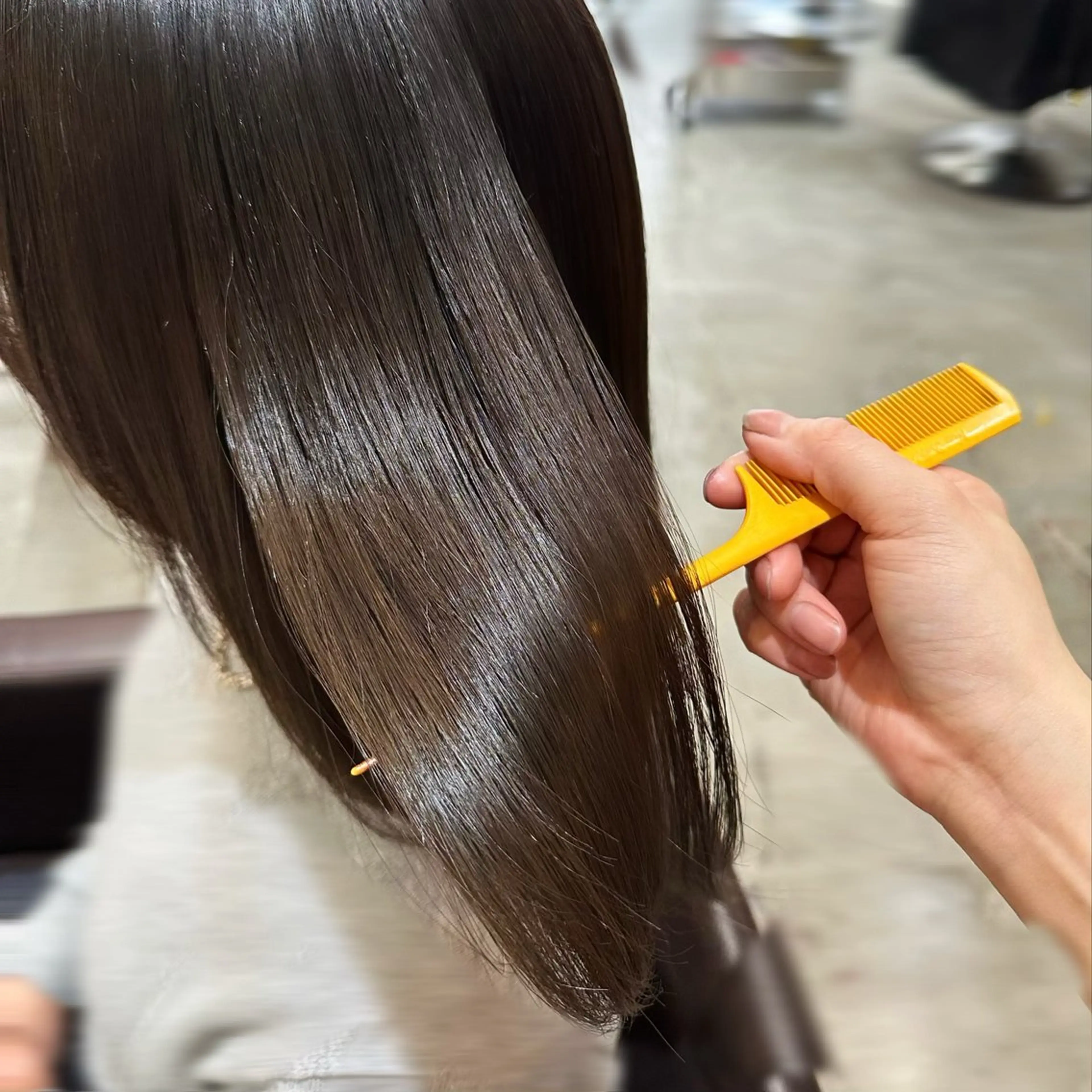 ロング カラー ヘアアレンジ 髪質改善 縮毛矯正 縮毛矯正+モテカラー 🎀✨mihoのヘアスタイル