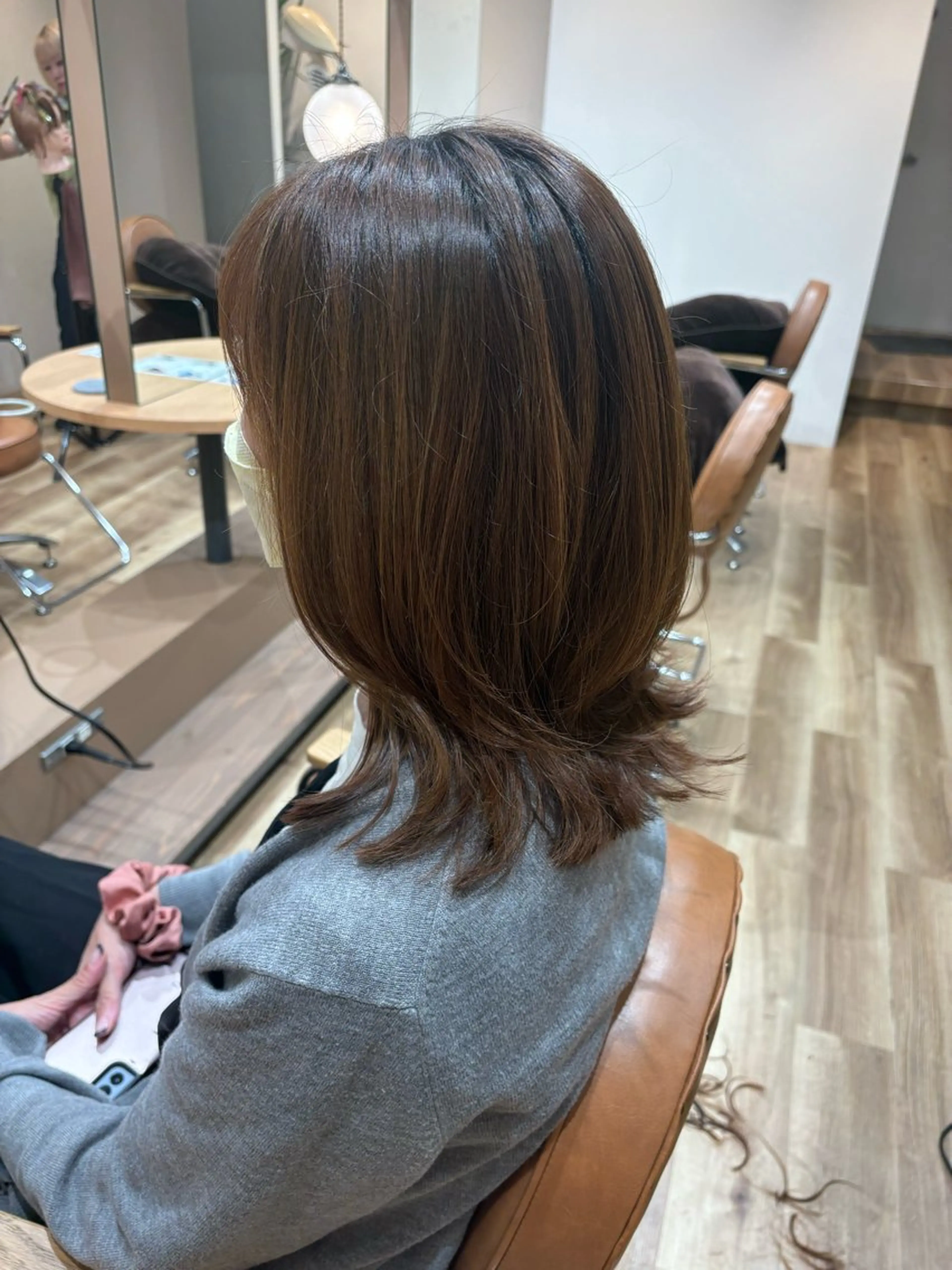 ミディアム 南 颯七のヘアスタイル