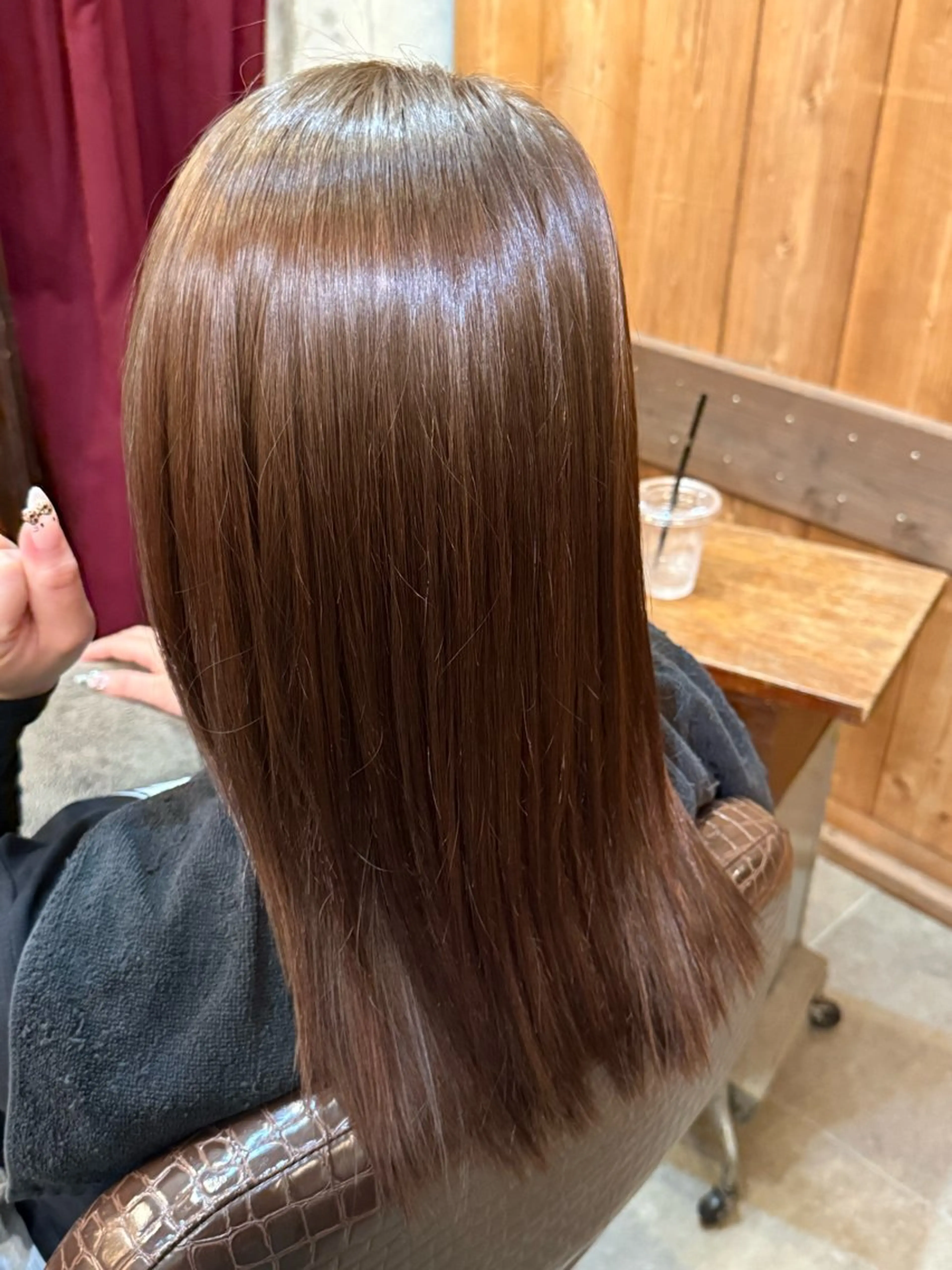 ミディアム ヘアカラー Hair Lounge   THREE  BEE.所属・田場 敬大のヘアスタイル