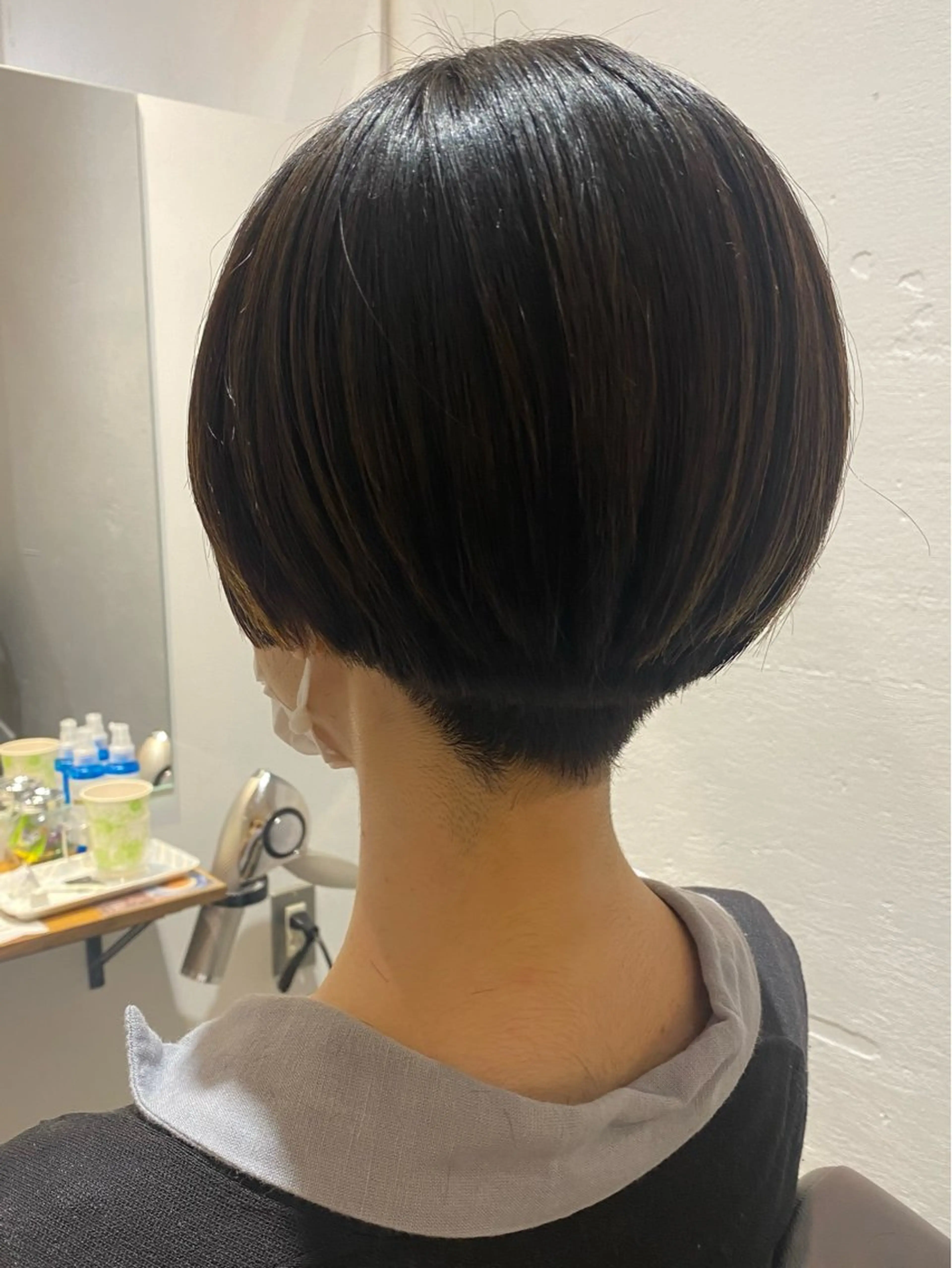 ショート パーマ ショートヘア 縮毛矯正 カット トリートメント KANA🌿透明感/ レイヤーcut🌿のヘアスタイル