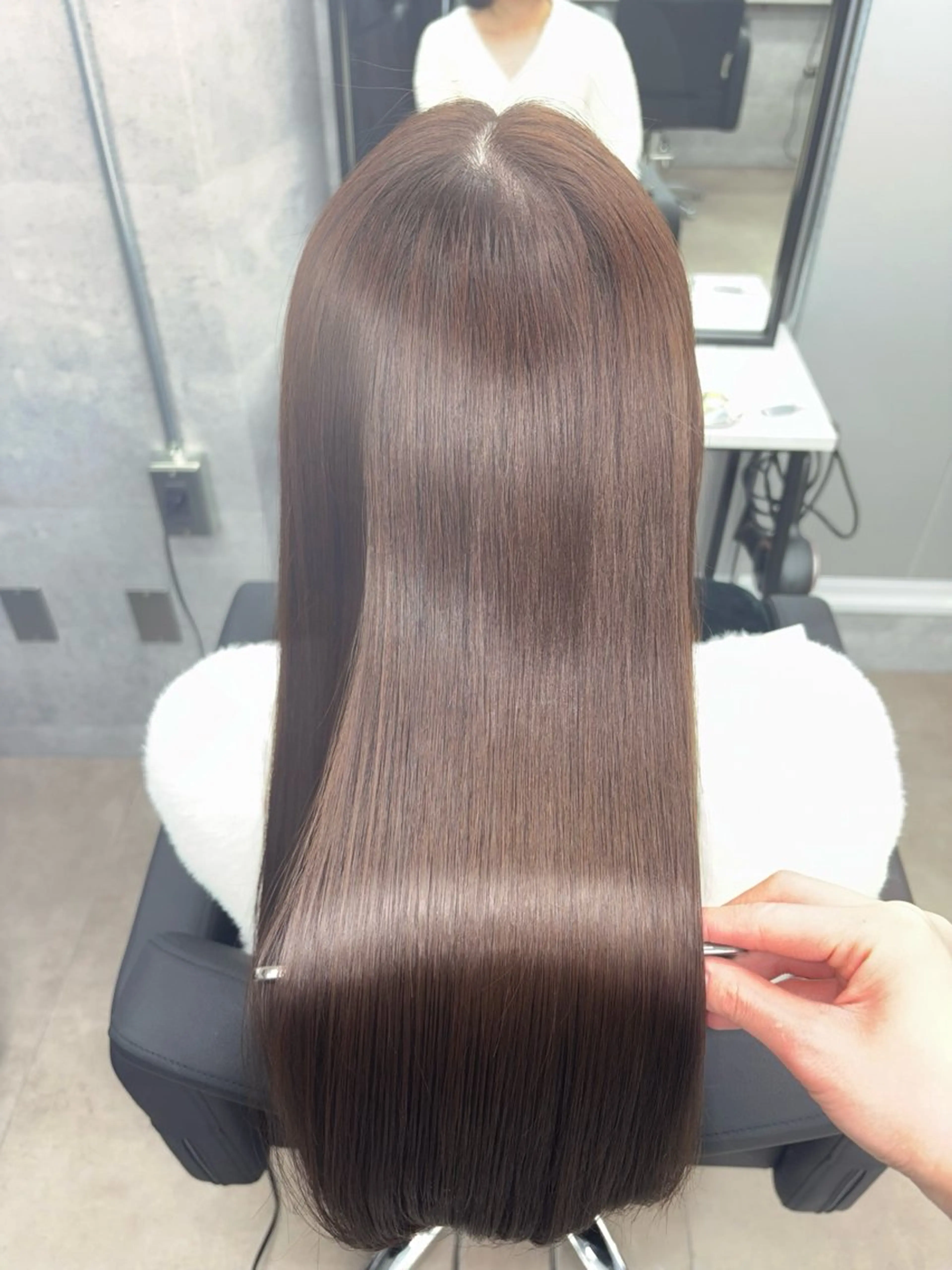 ロング カラー 髪質改善/韓国 ﾚｲﾔｰ/店長/原島のヘアスタイル