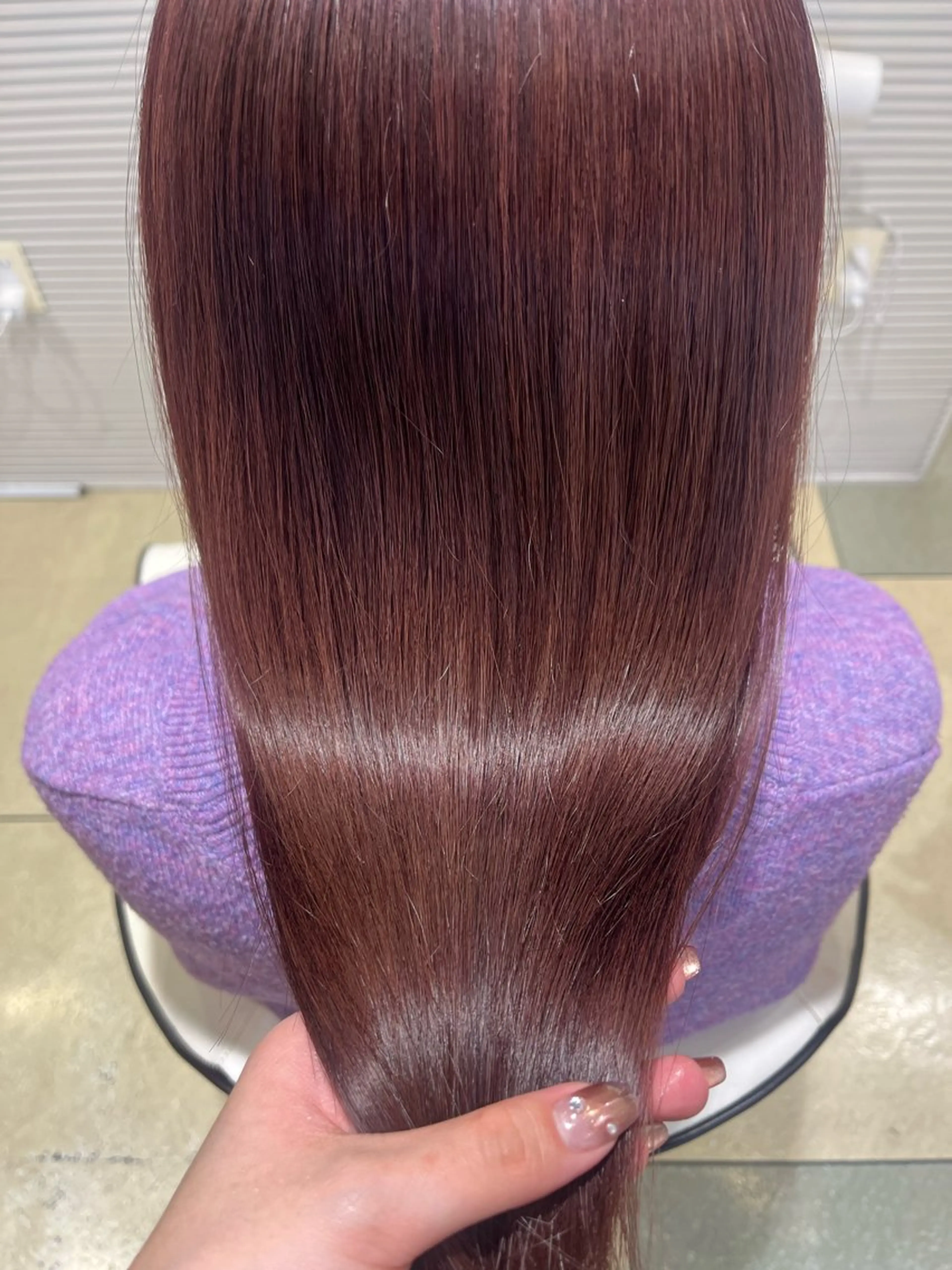 ロング カラー カット ヘアカラー トリートメント ベージュカラー⌇﻿ くびれヘア.𐙚心音のヘアスタイル