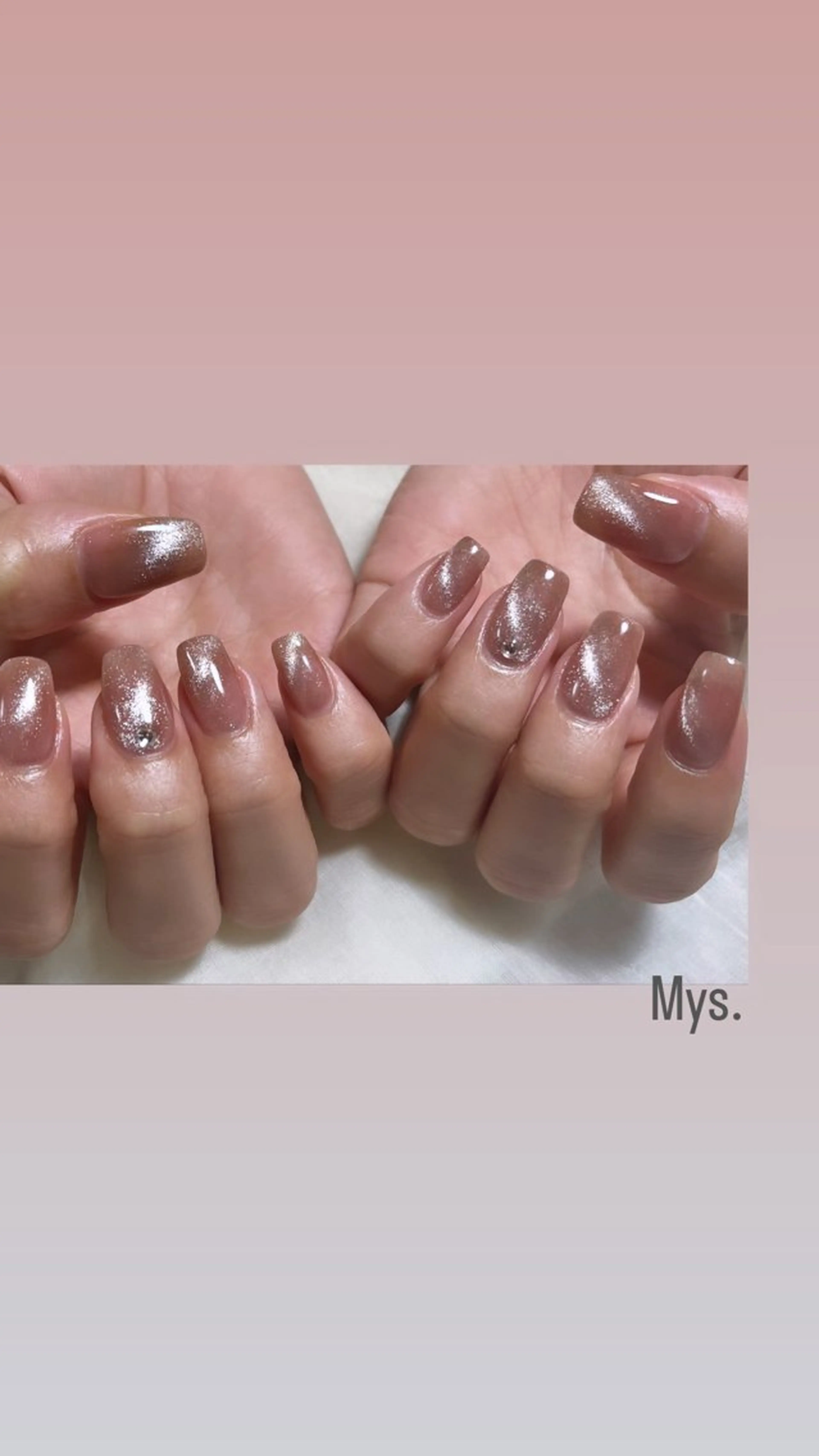 ネイル マグネットネイル ハンドネイル Mys. 松本結衣のネイルデザイン