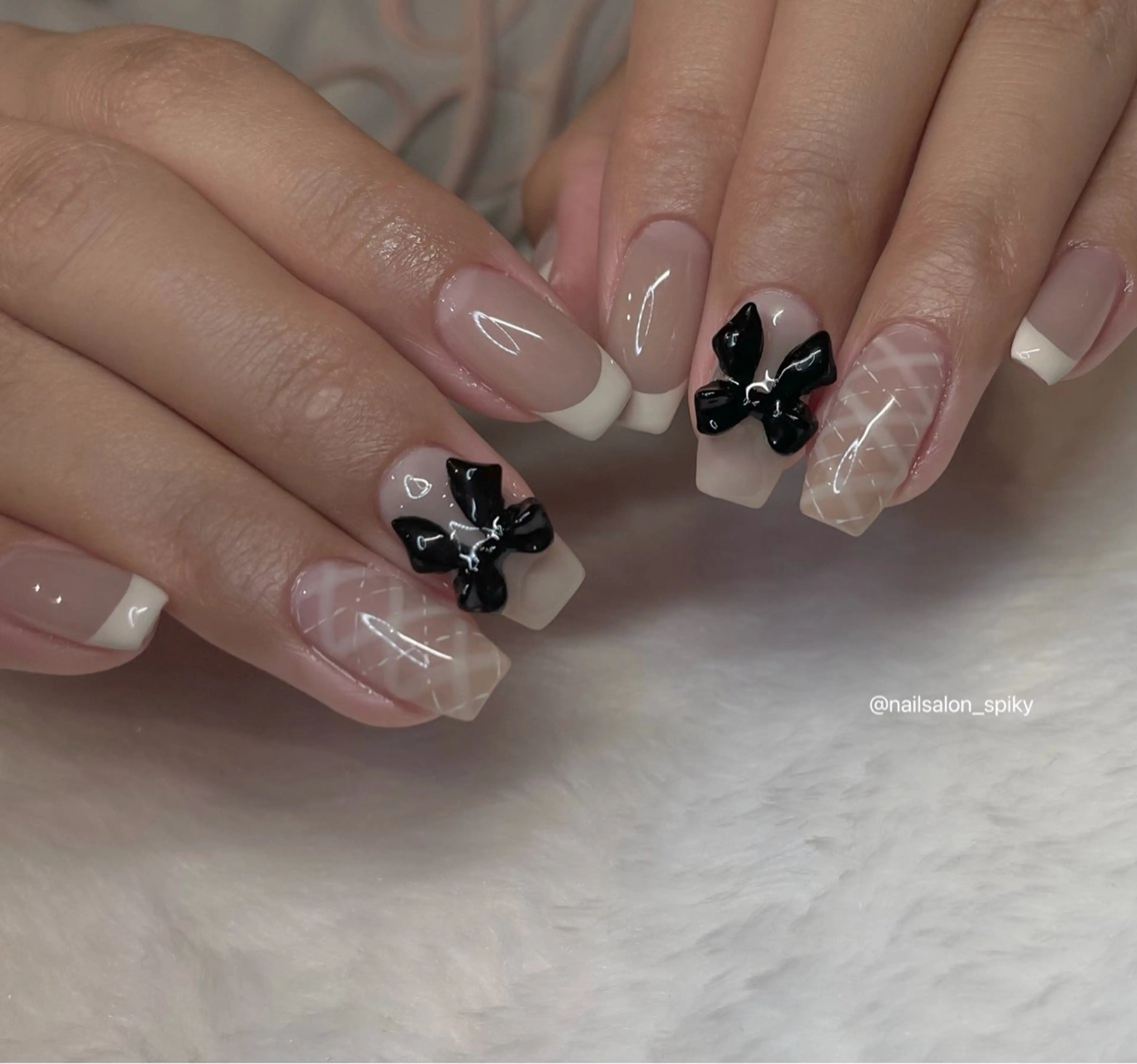 ネイル ハンドネイル Spiky とうげ ふうかのネイルデザイン