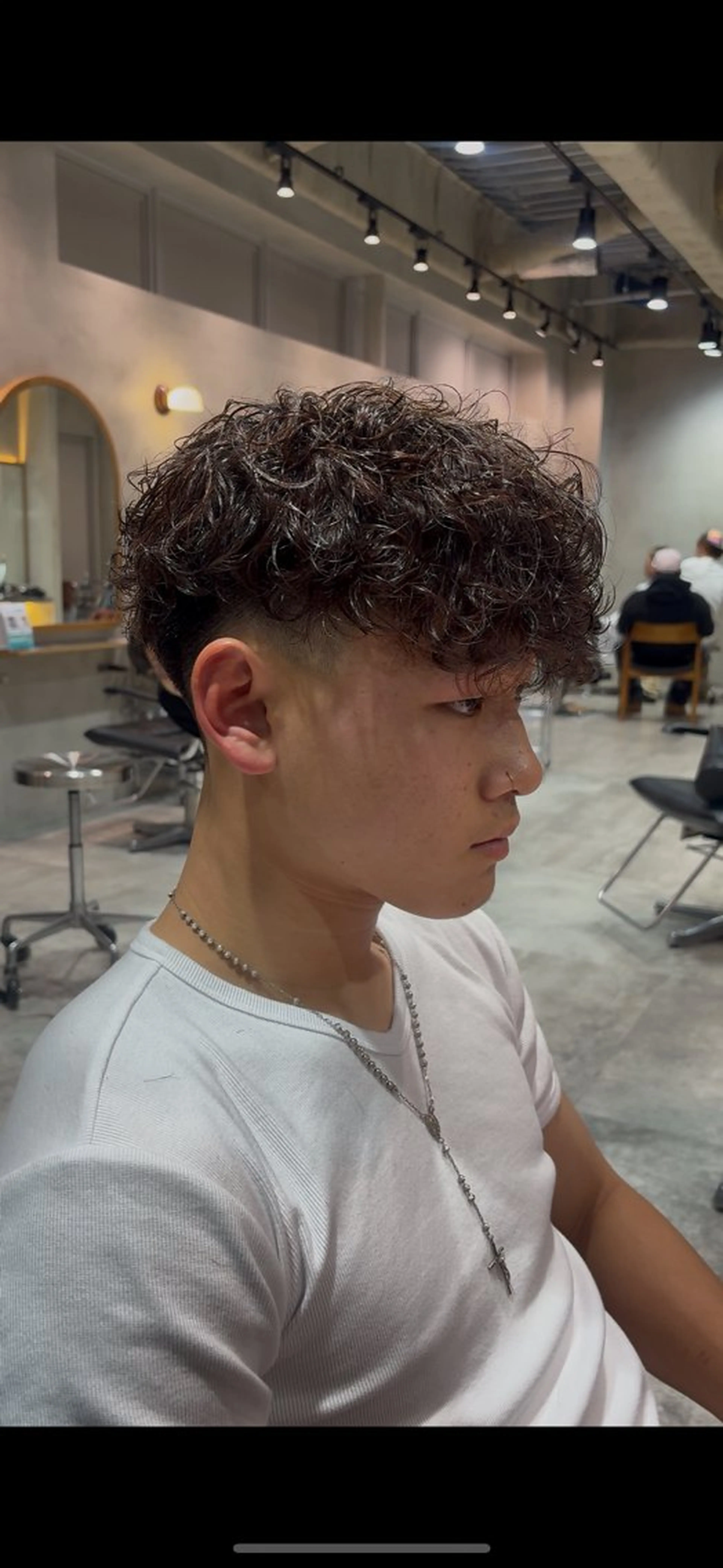 パーマ メンズ カット パーマ is by fifth所属・fifth 清水睦月のヘアスタイル