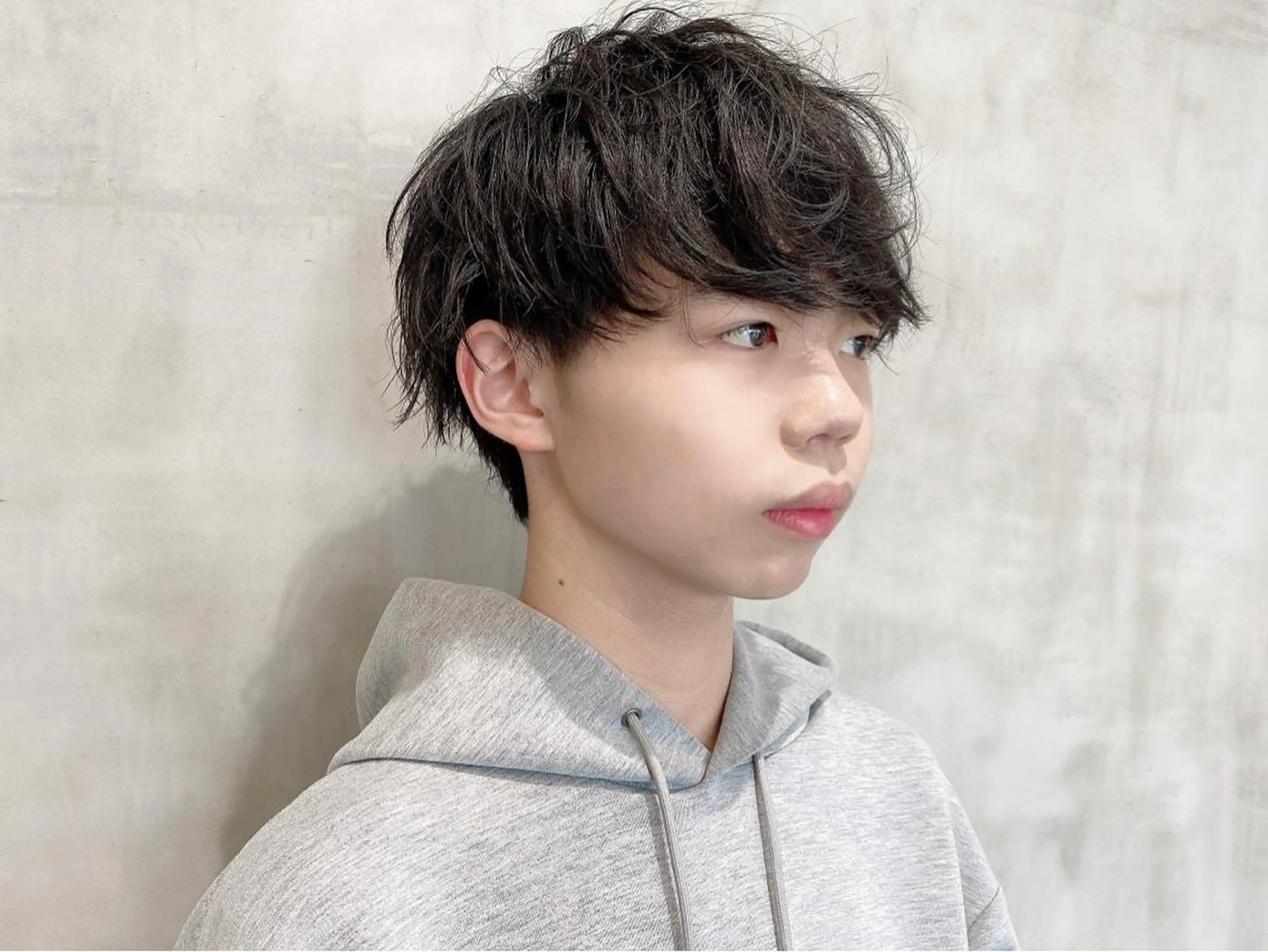 ショート パーマ メンズ カット パーマ トリートメント ill副店長 立和田純也のヘアスタイル