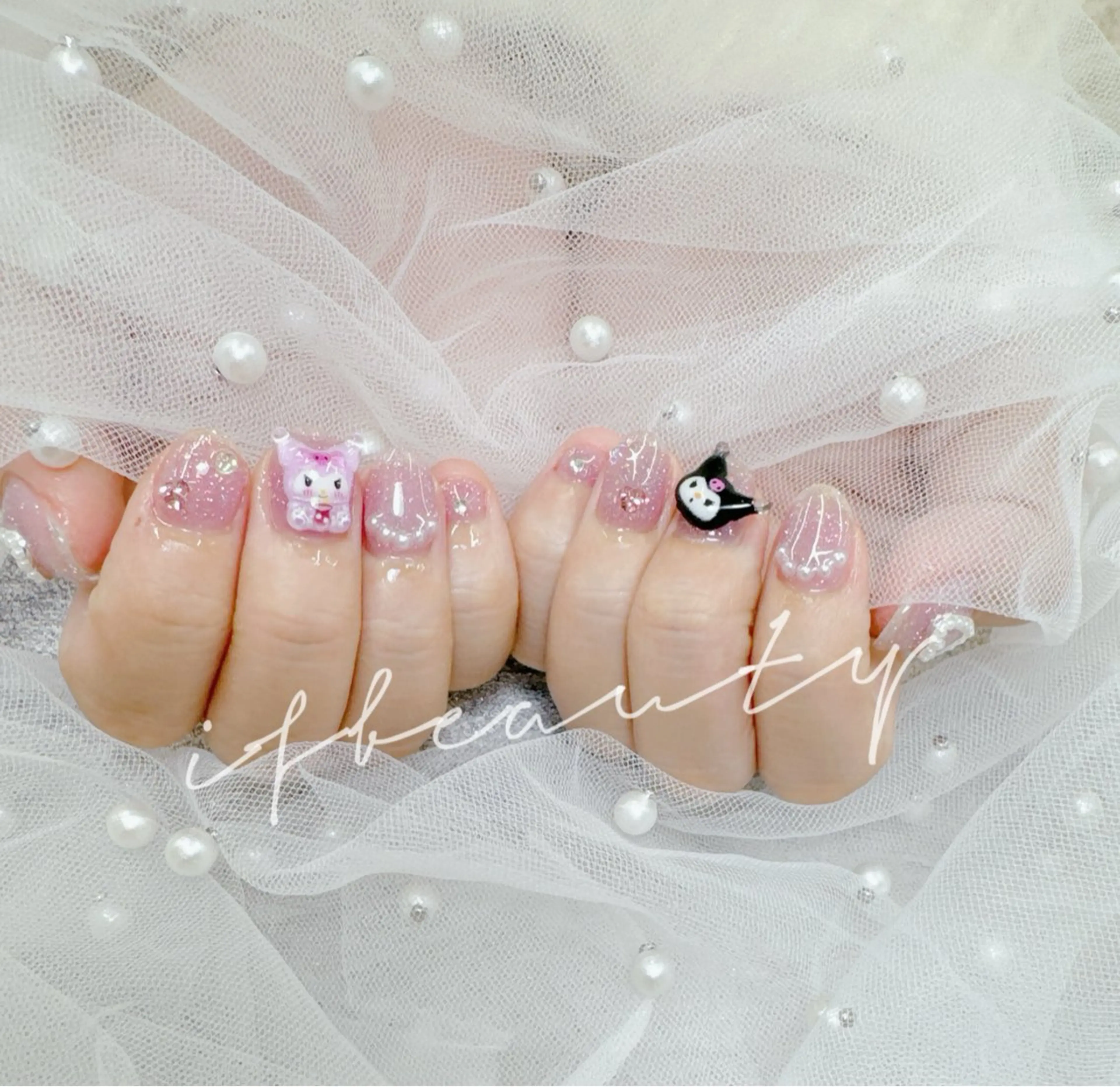 【初回ソフトジェルオフ無料】自爪パーツ付け放題💅の写真