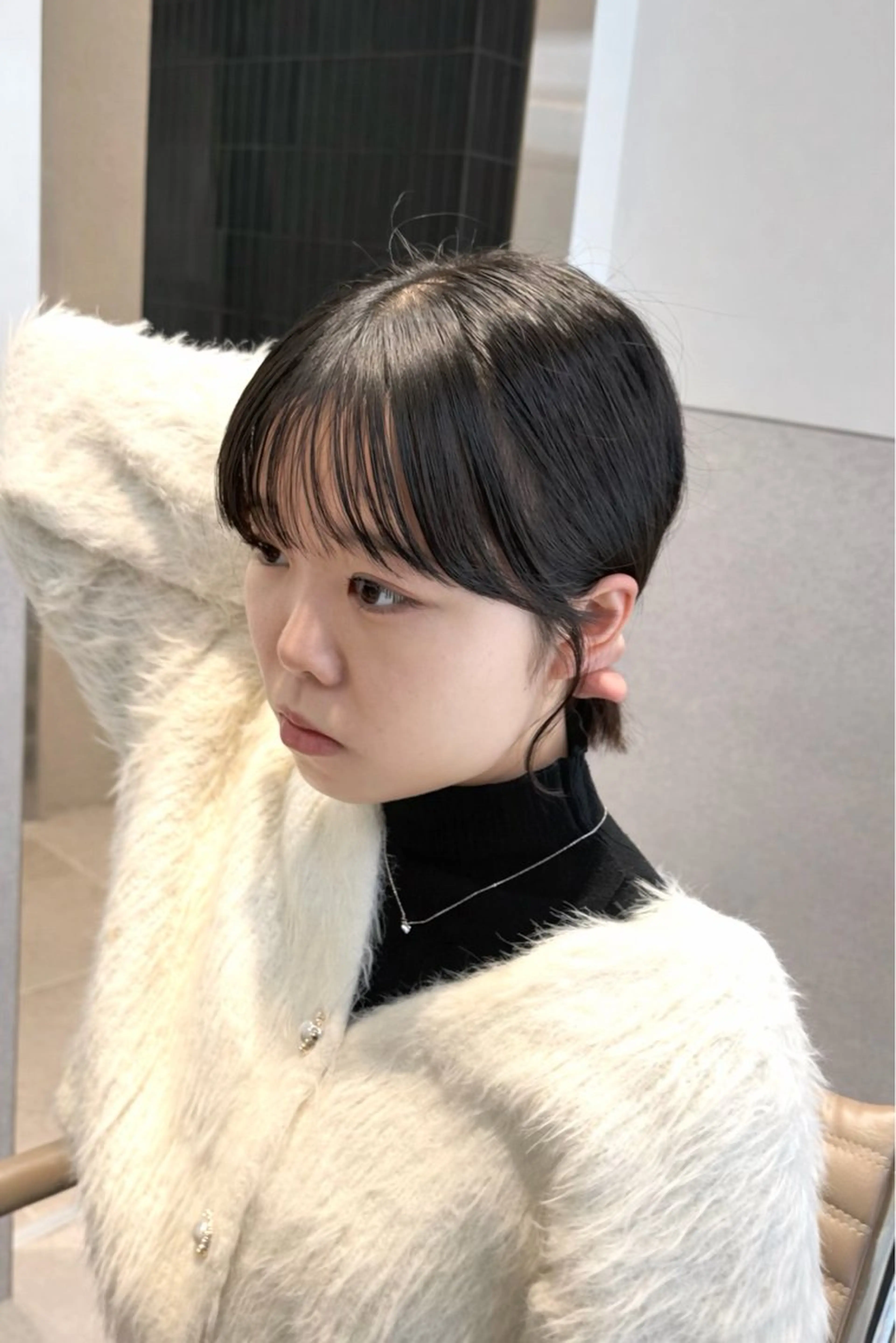 セミロング 映える顔まわり/前髪 特化 💗 ユキマのヘアスタイル