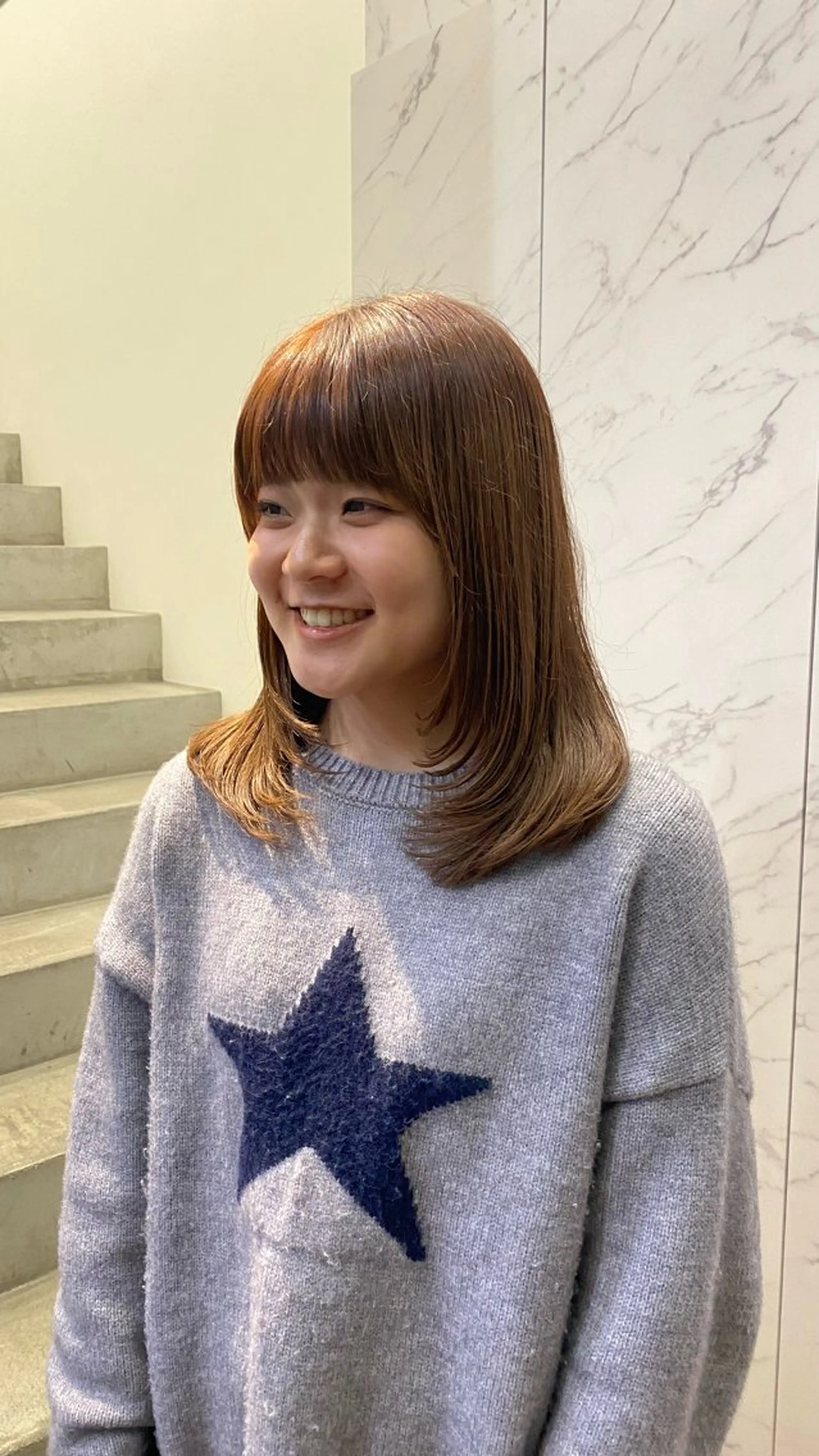 ミディアム マツザキ マナトのヘアスタイル