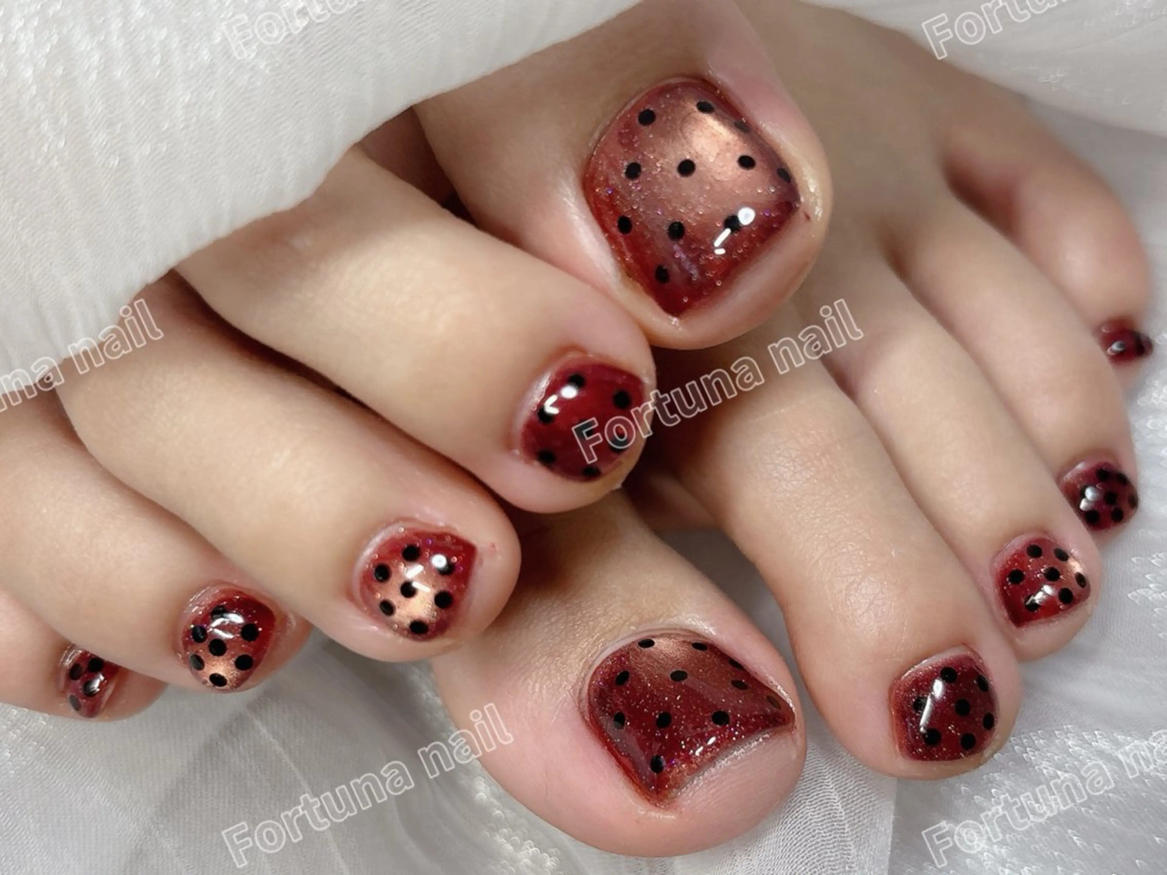 ネイル フットネイル Nail •Head スパFortunaのネイルデザイン