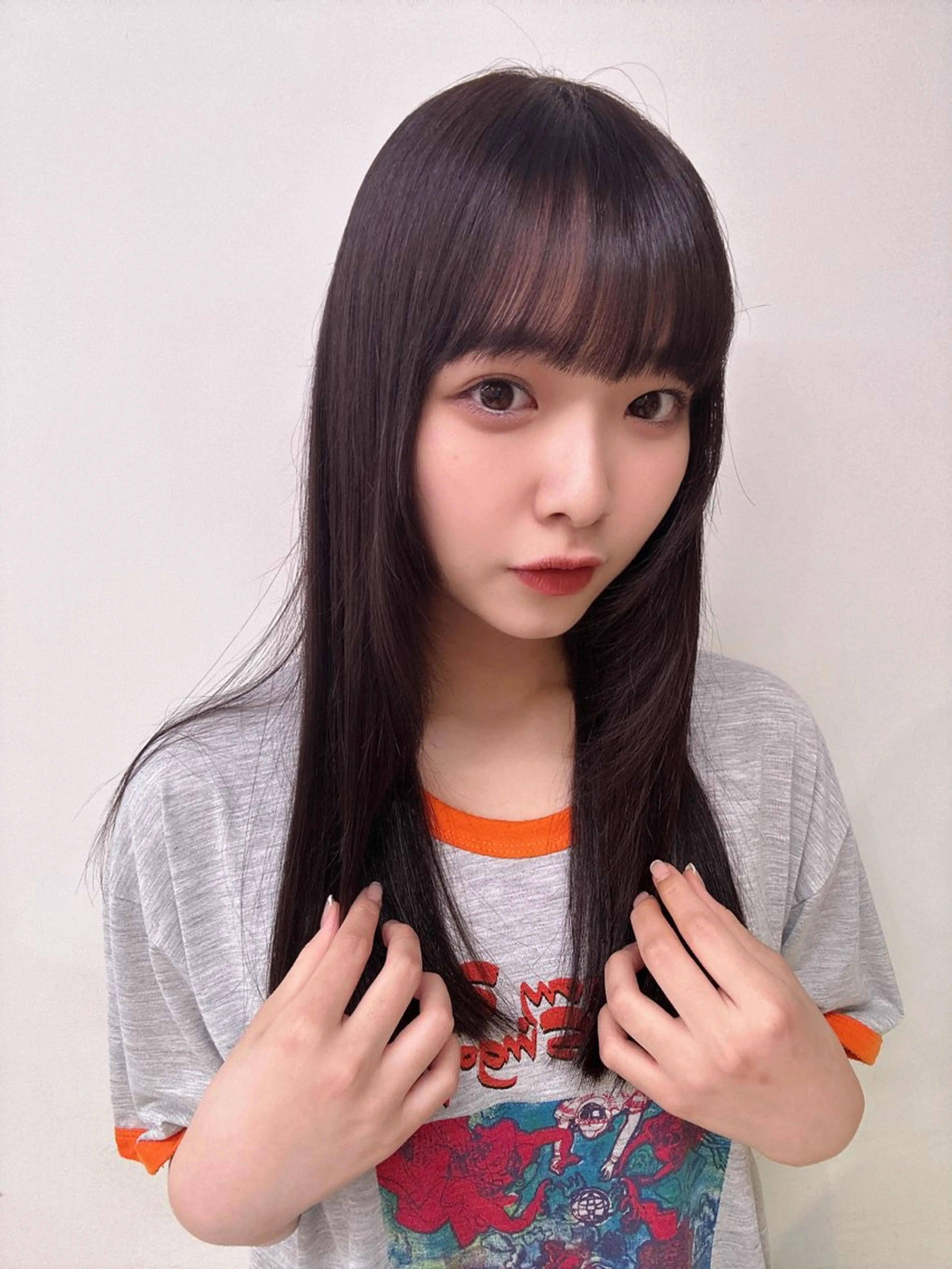 セミロング カラー ヘアアレンジ 愛されカラー🩷 はるなのヘアスタイル