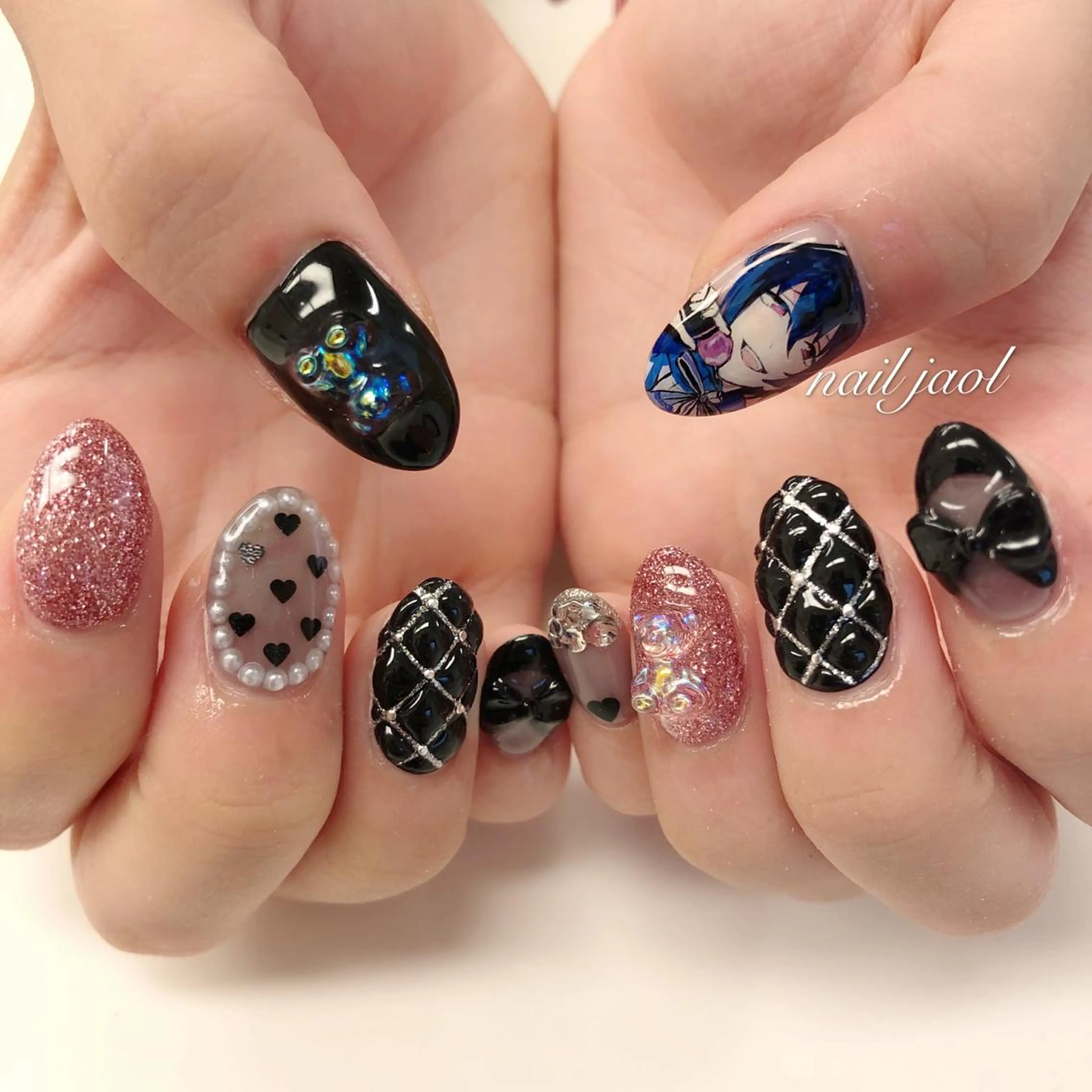 ミディアム nail jaol池袋店所属・ネイルJaol 池袋のネイルデザイン