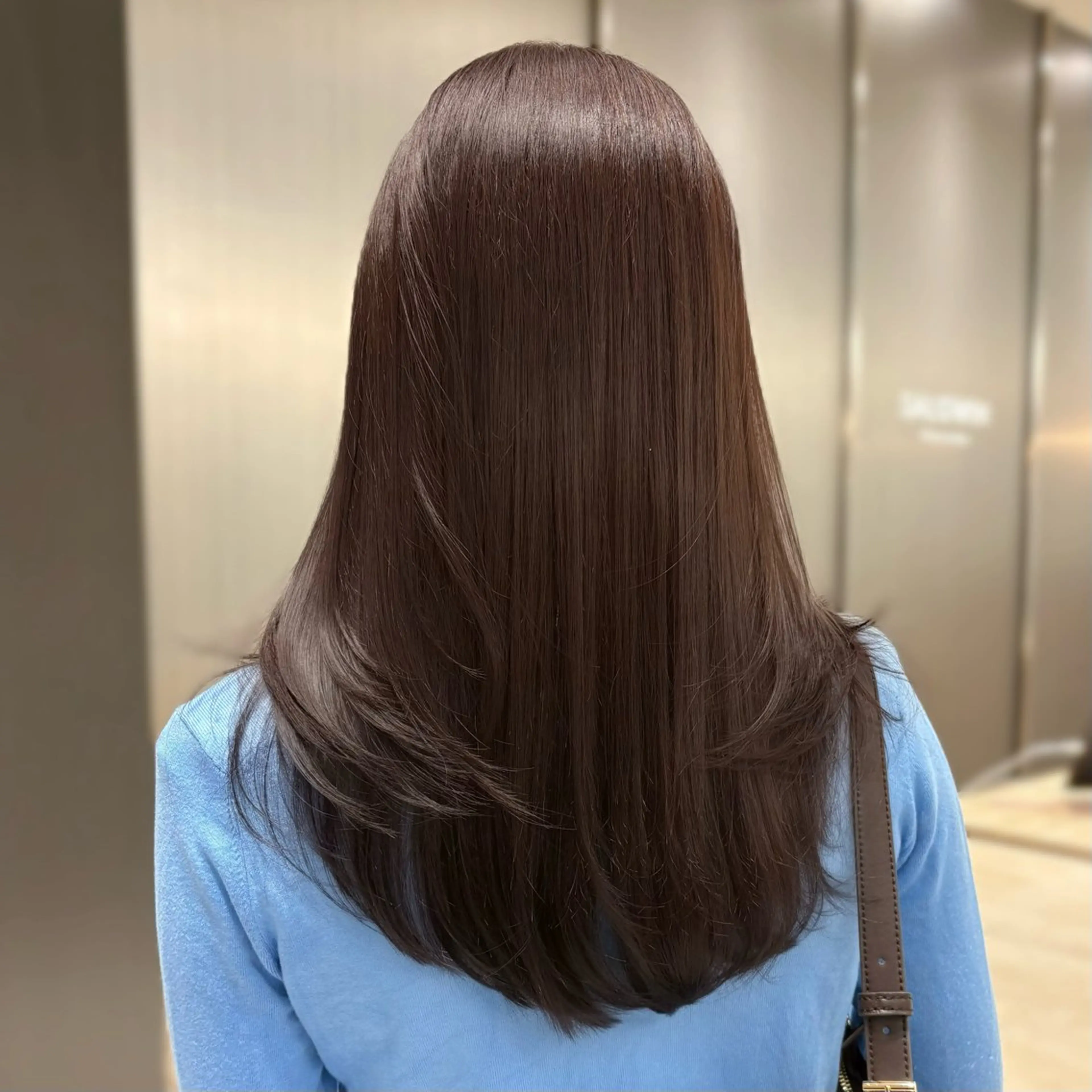 ロング カラー 酸性ストレート カット ヘアカラー 縮毛矯正 ナツミ/透明感カラー /酸性ストレートのヘアスタイル