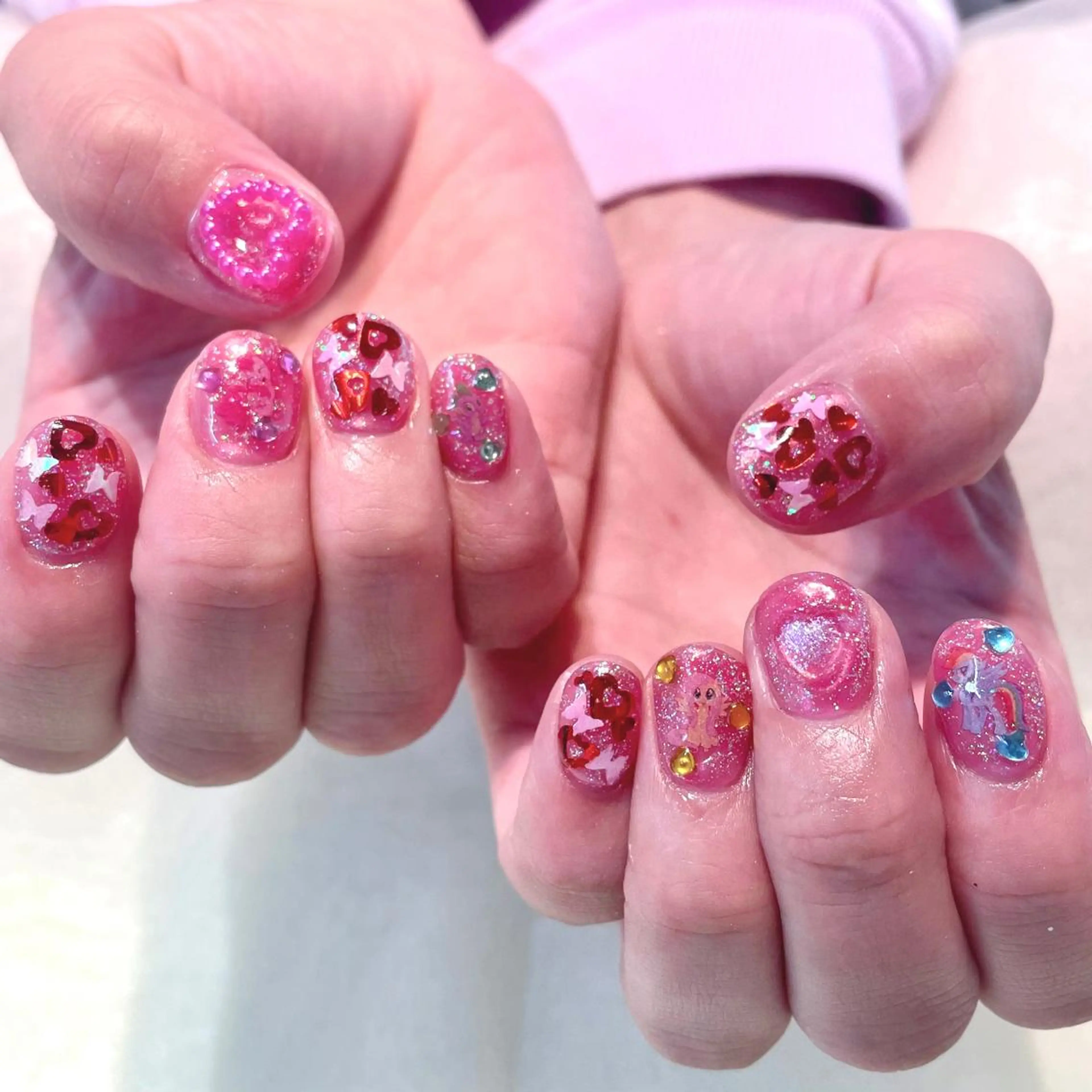 ネイル ハンドネイル 新井 ひなののネイルデザイン