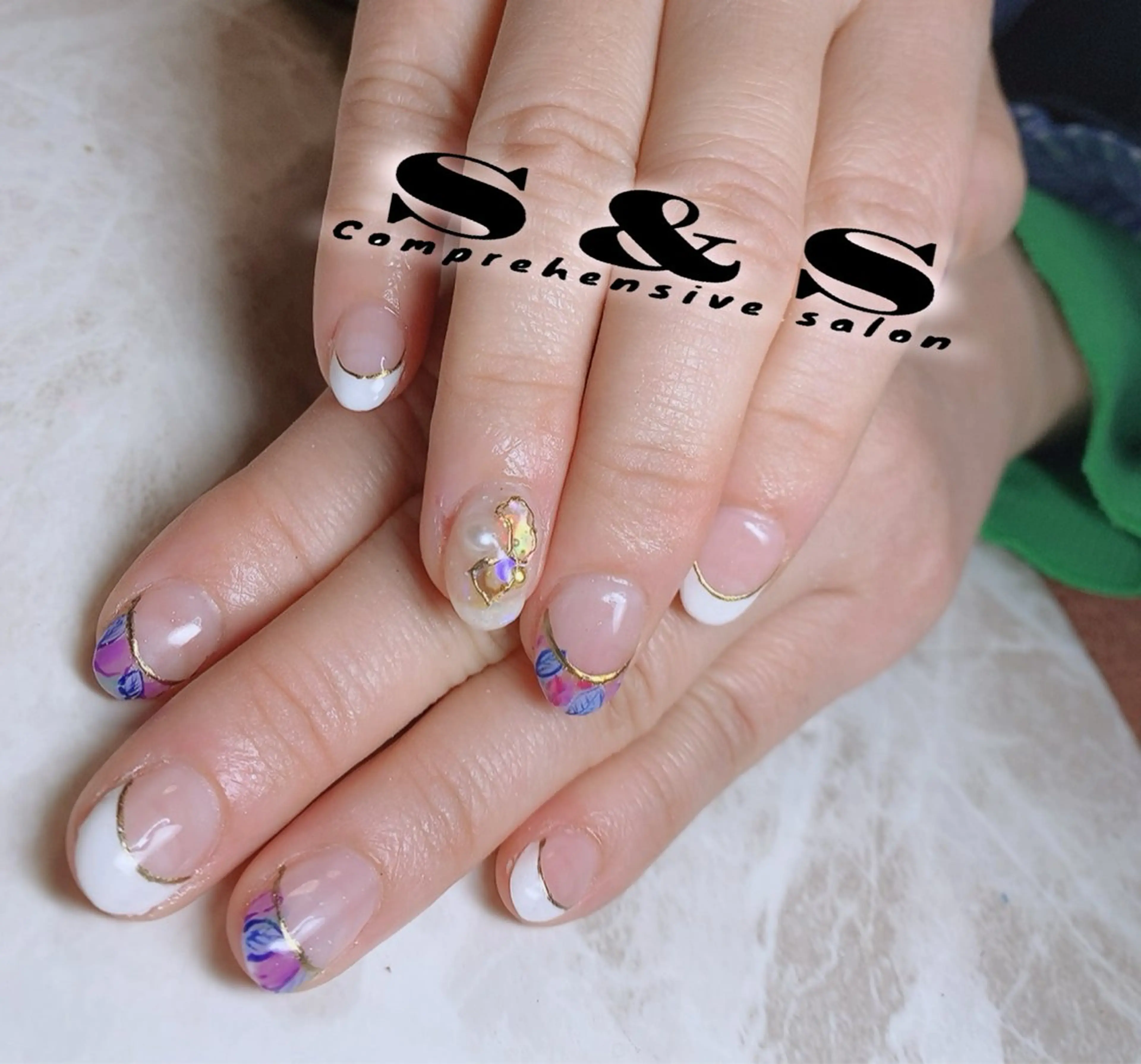 ネイル 長さ出し メンズネイル 持ち込み スカルプネイル S&S 村田小百合のネイルデザイン