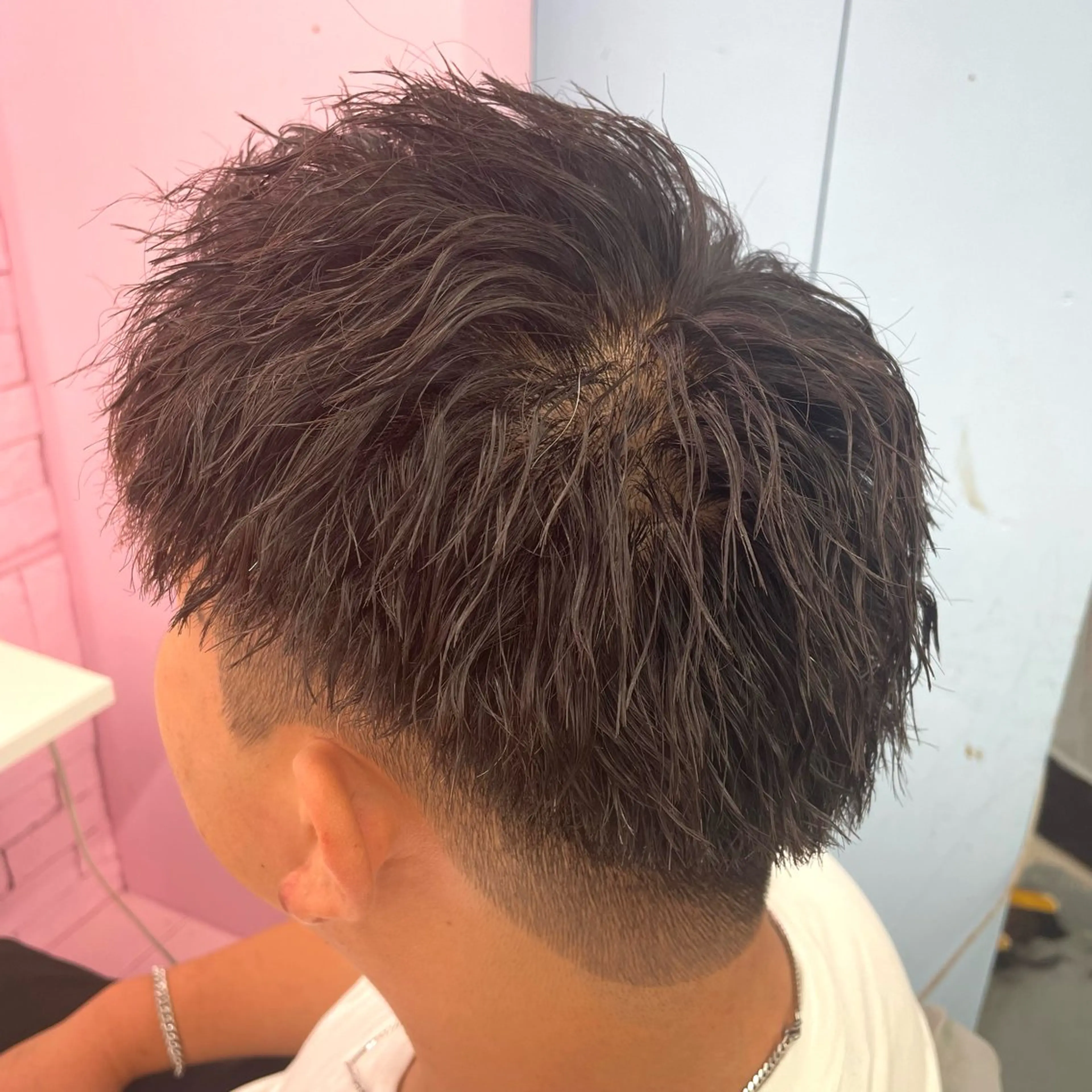 パーマ メンズ メンズパーマ メンズツイストパーマ ツイストパーマ カット ヘアカラー メンズ特化/パーマ/ ブリーチ/福島 千颯のヘアスタイル