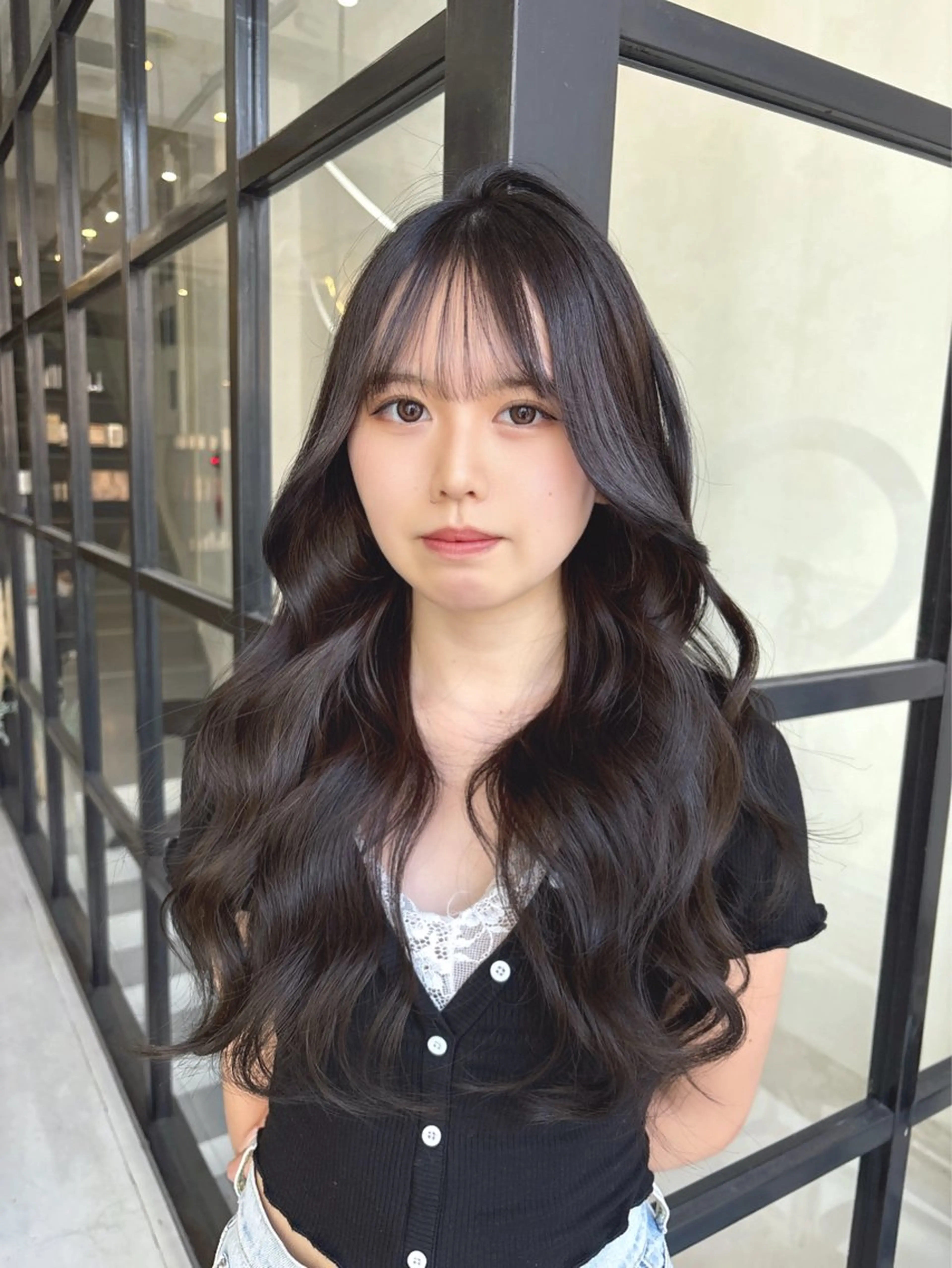 カラー グレージュ ヘアカラー Maison Halu YUKIのヘアスタイル