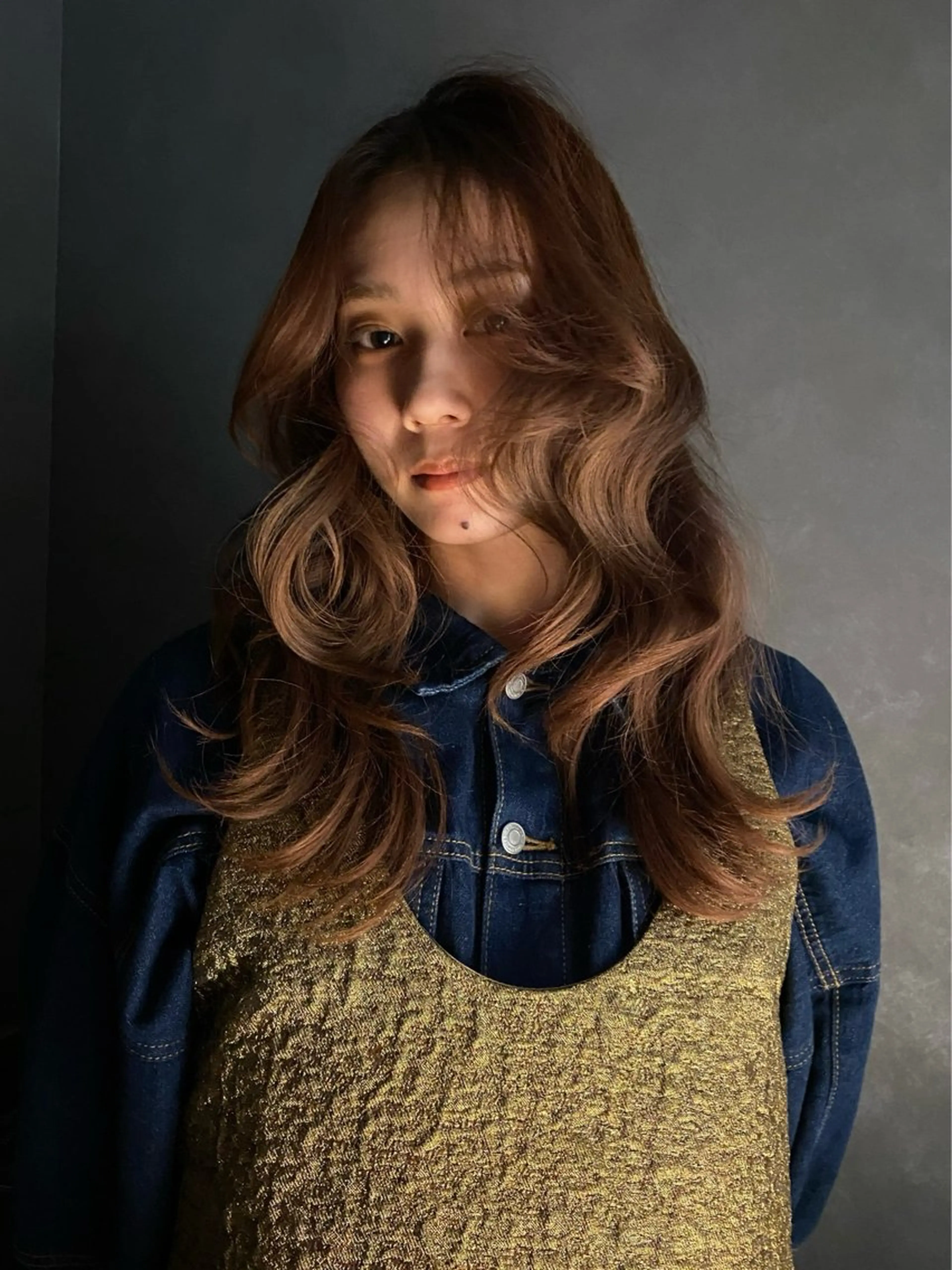 ロング RED／SILVER フウカ✩.*˚のヘアスタイル