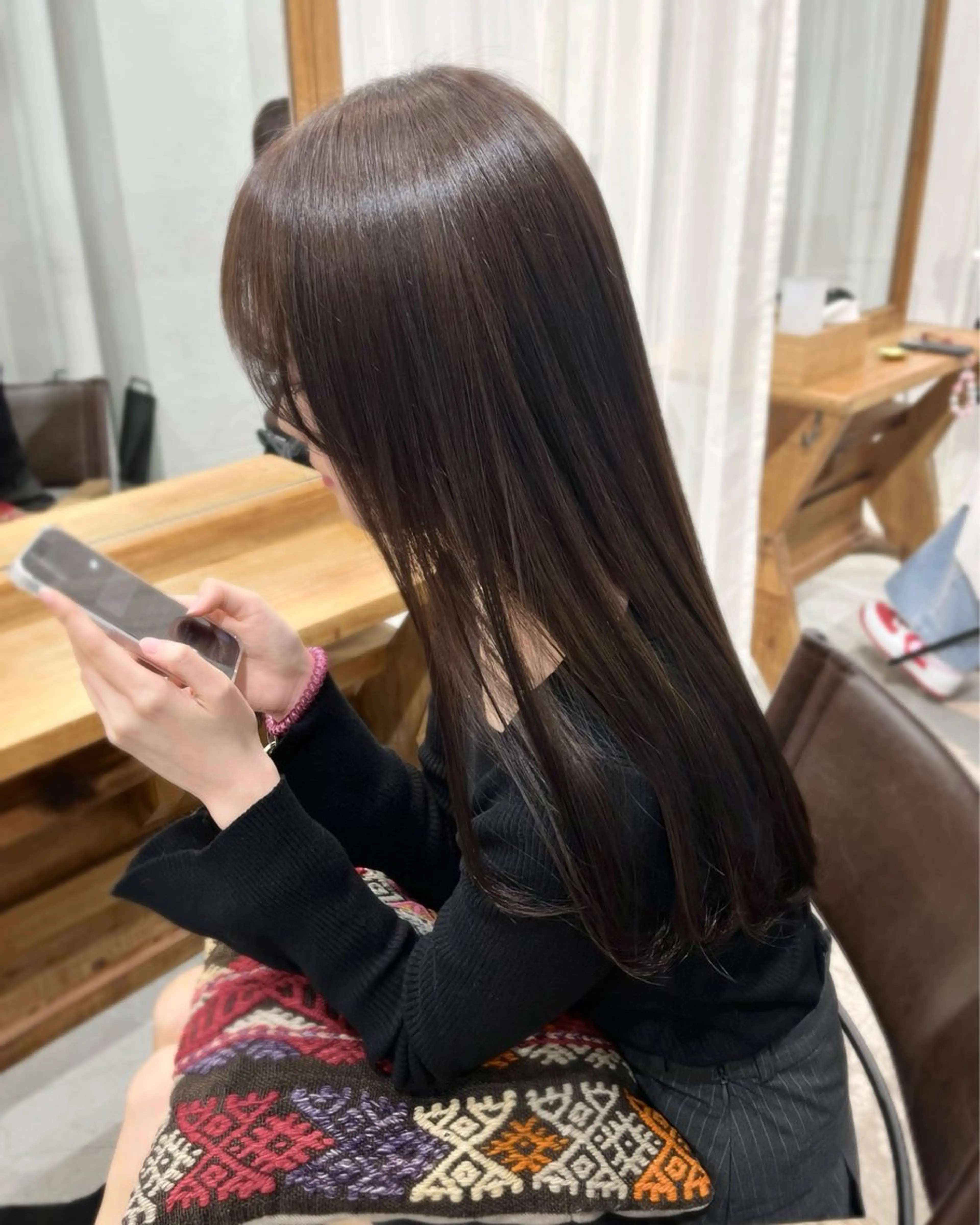 ロング カット ヘアカラー 小林蕗湖🌼/ カット/カラーモデルのヘアスタイル