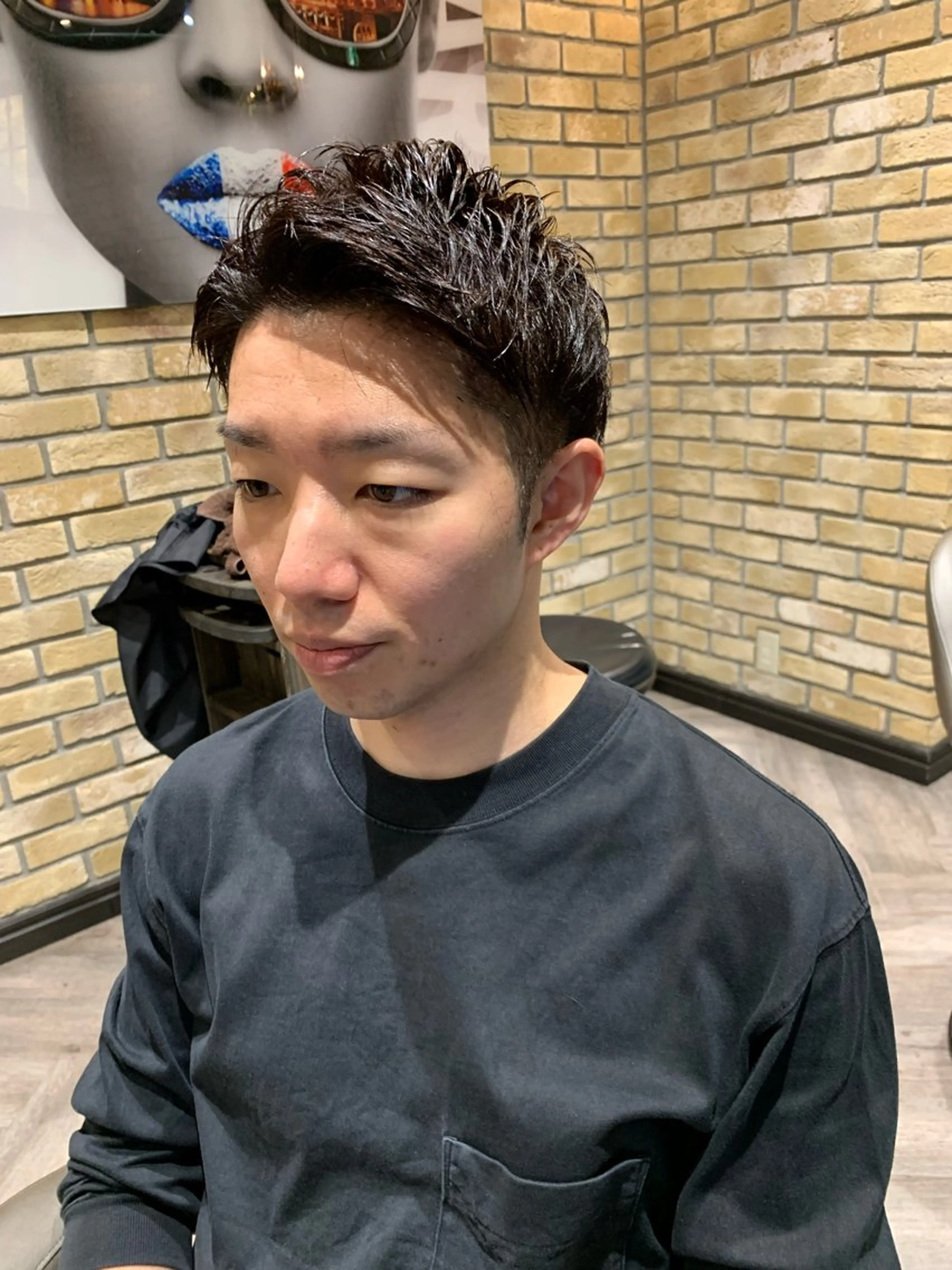 ショート ショートヘア カット ヘアカラー LOG武蔵新城所属・口コミ見てください！ ⭐️メンズカット大成のヘアスタイル