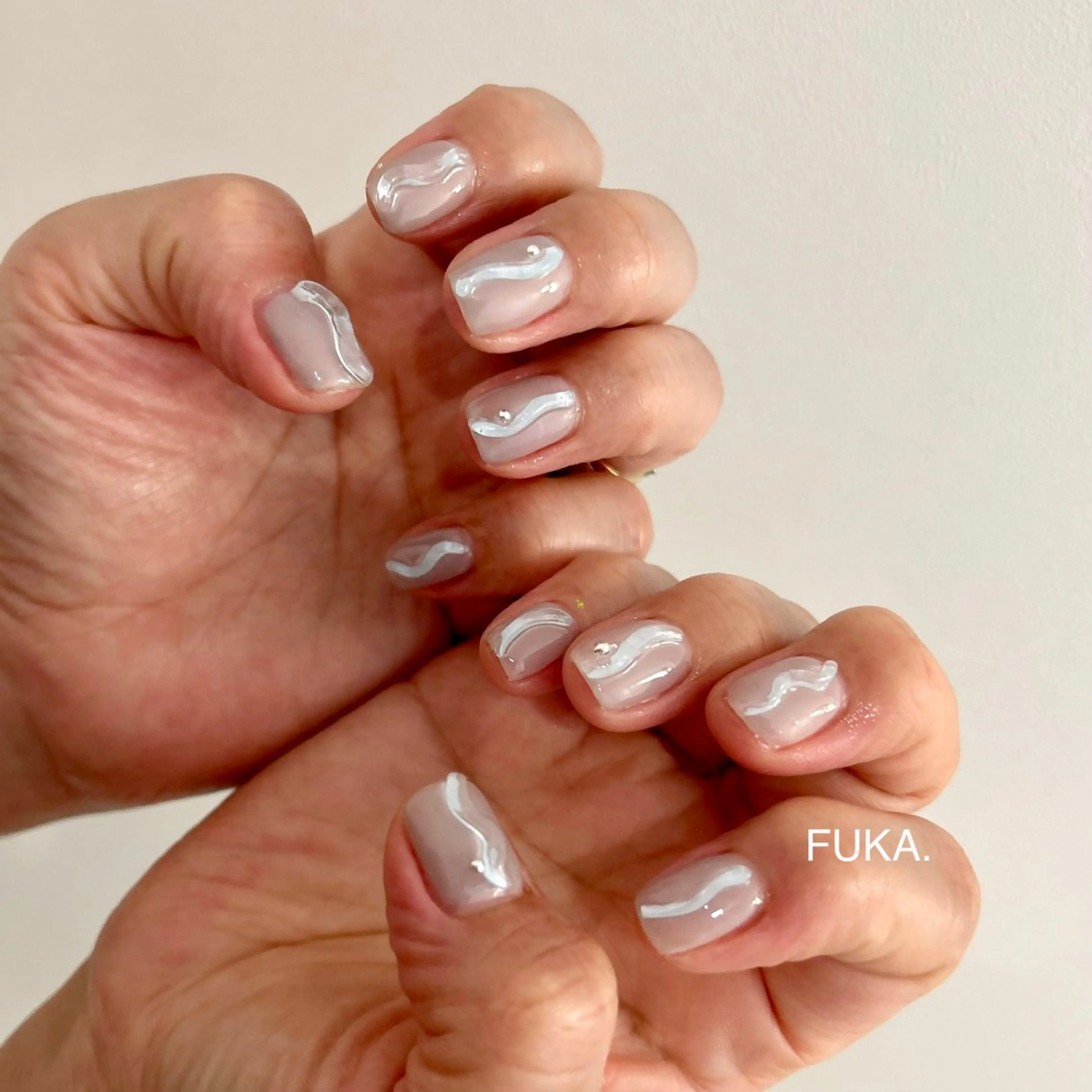 ネイル ジェルネイル ぷっくりネイル ハンドネイル ネイルサロンAnela【アネラ】所属・Nail♡Fuka. /1月予約受付中のネイルデザイン