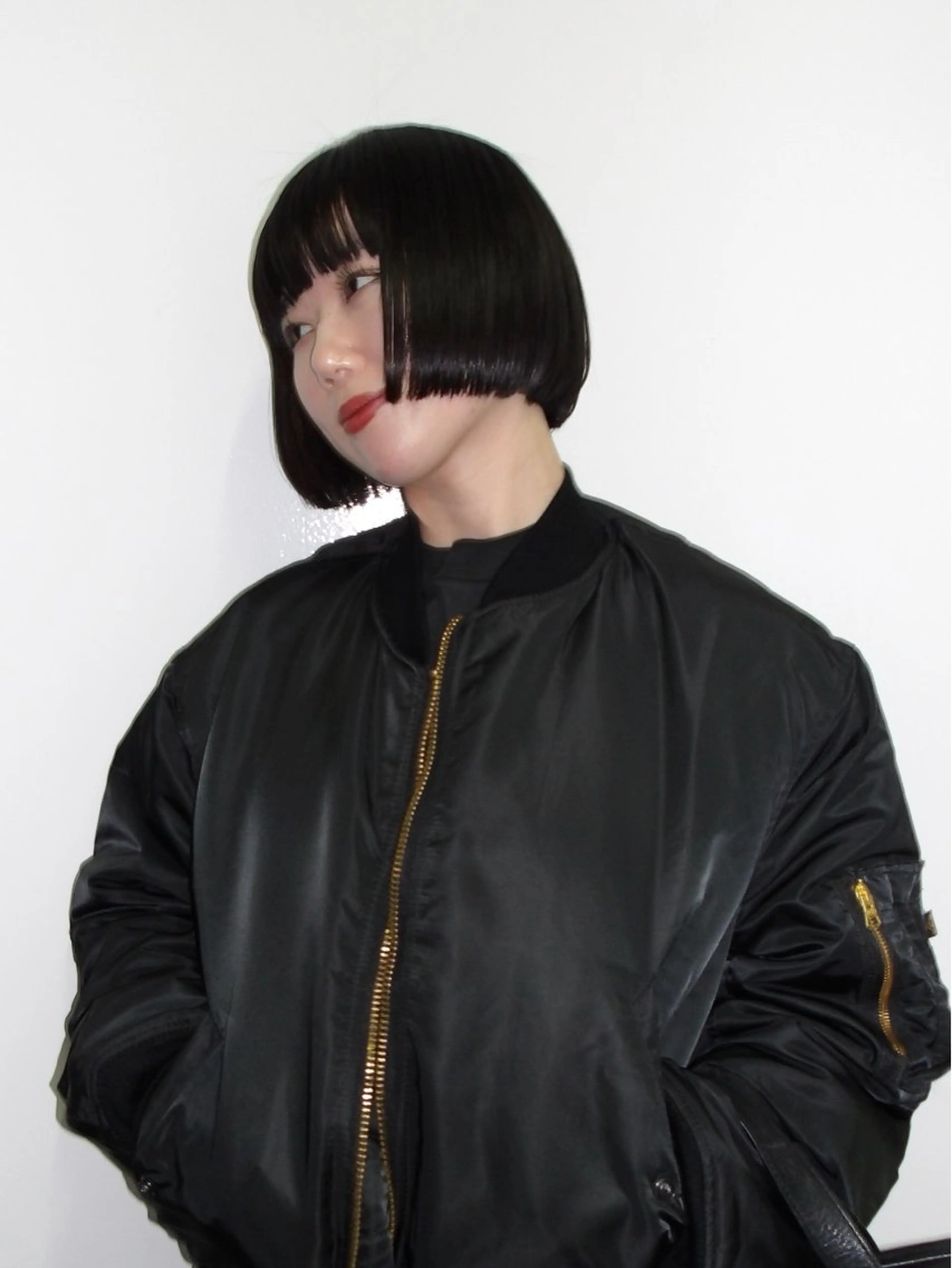 ショート ボブ 縮毛矯正 トリートメント カット 縮毛矯正 トリートメント #レイヤー#艶カラー Natsuのヘアスタイル