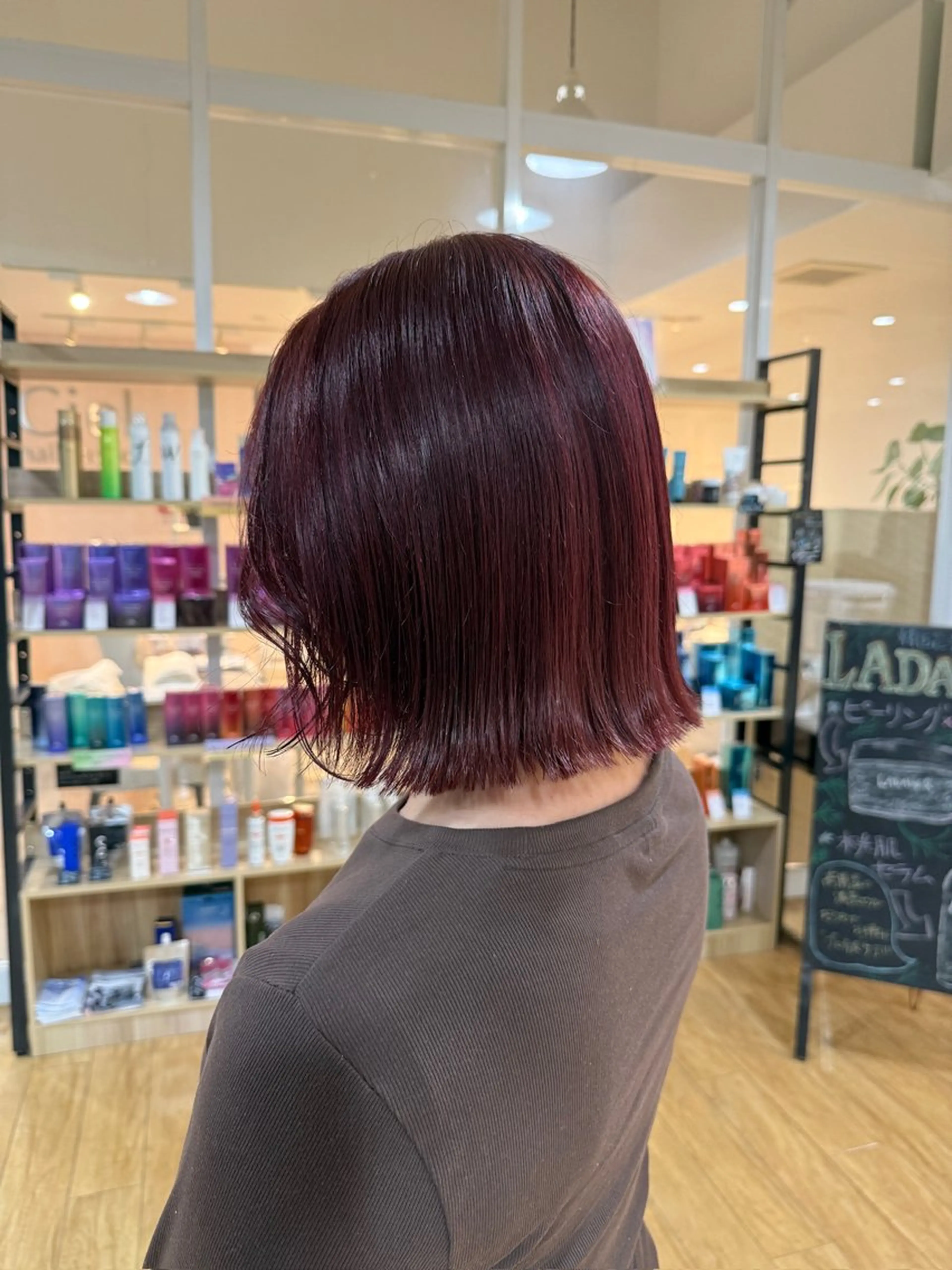 ショート カラー ヘアカラー トリートメント 鹿児島 聖来のヘアスタイル