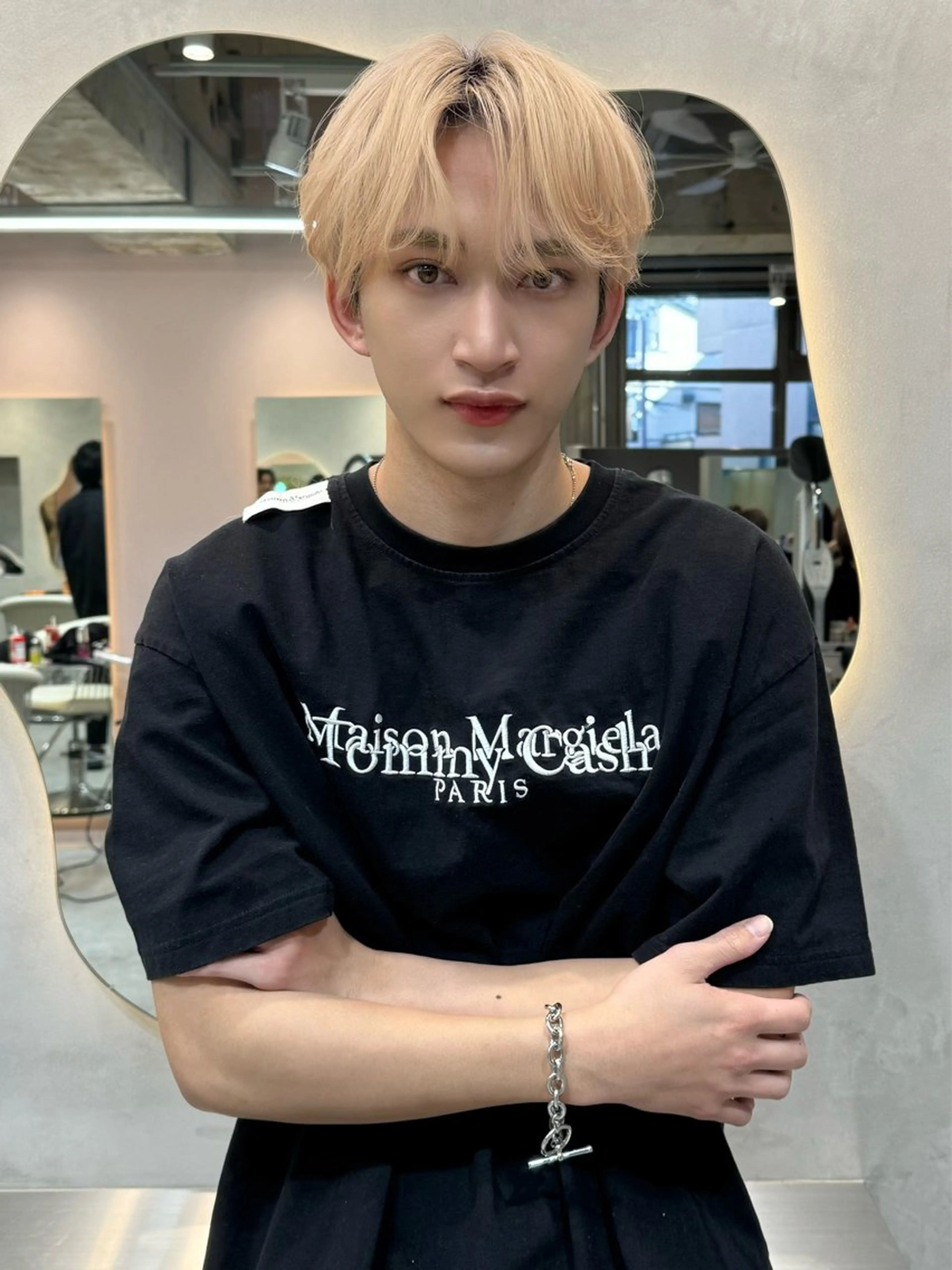 ショート カラー メンズ カット ヘアカラー 🔶似合わせセンター パート/ヤス🔶のヘアスタイル