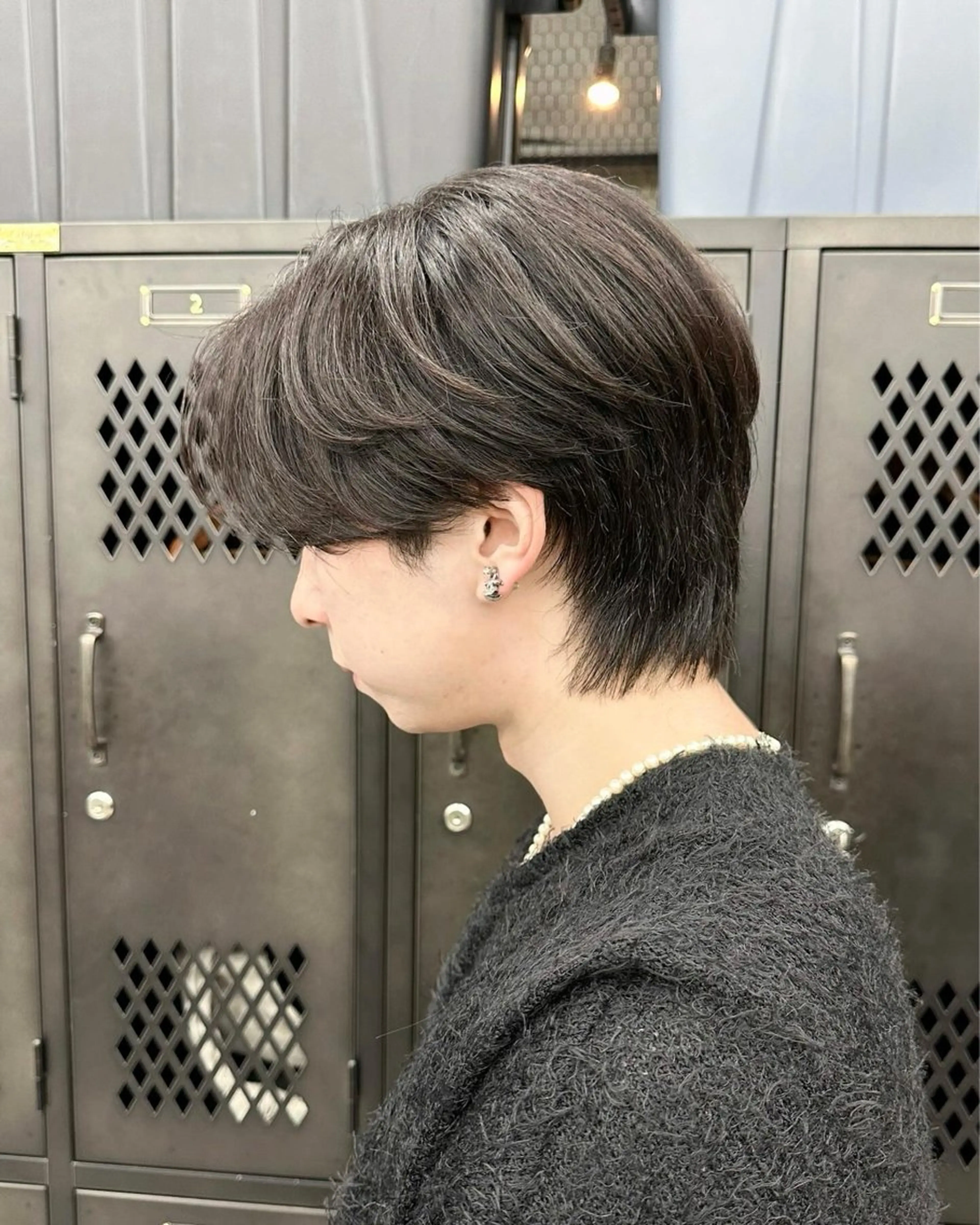 ミディアム メンズ センターパート メンズウルフカット ウルフカット カット トリートメント メンズ特化 🦋KANOKO🦋のヘアスタイル