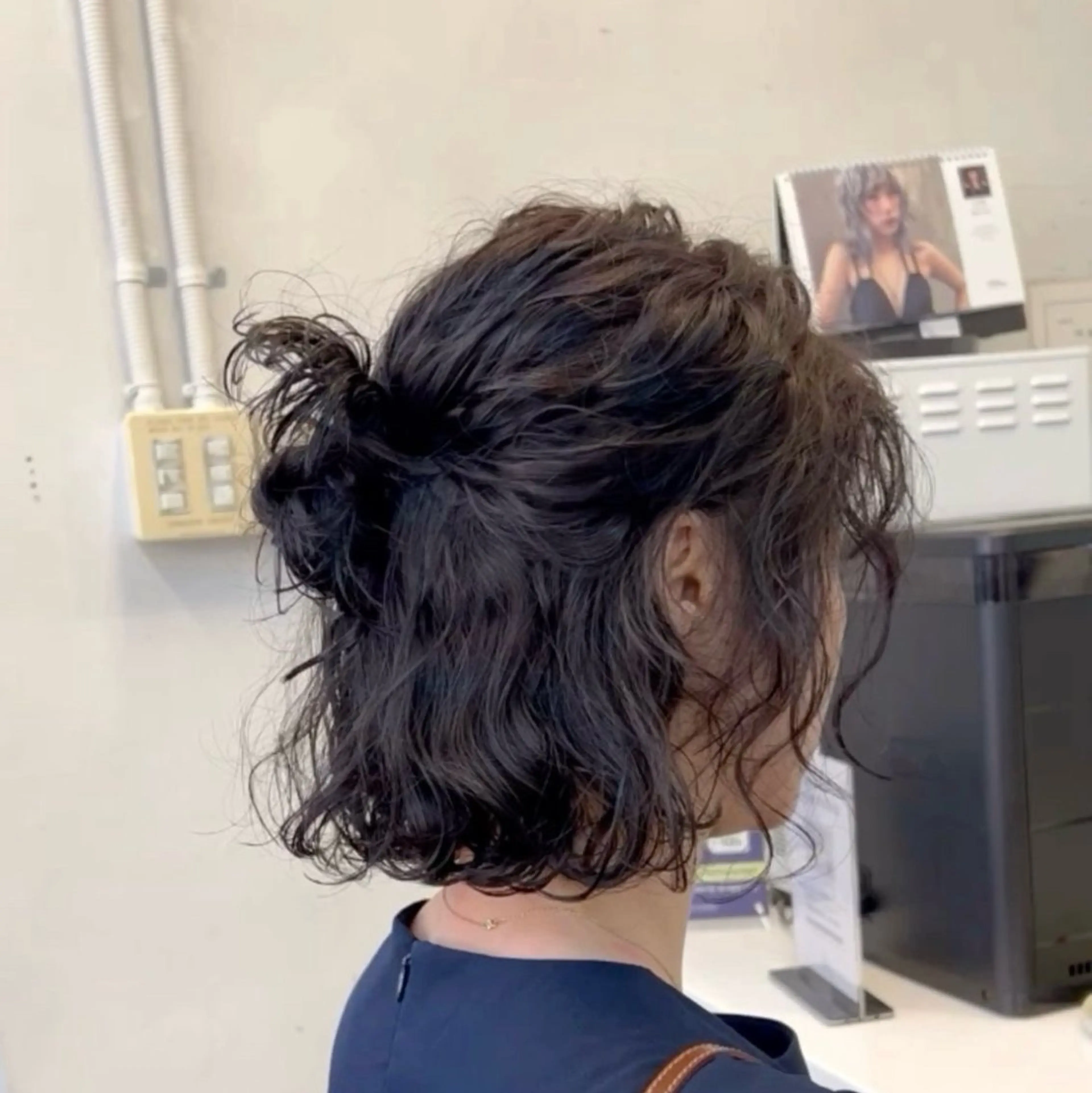 ショート パーマ ⭐️透明感カラー🤎 チサ🌀のヘアスタイル