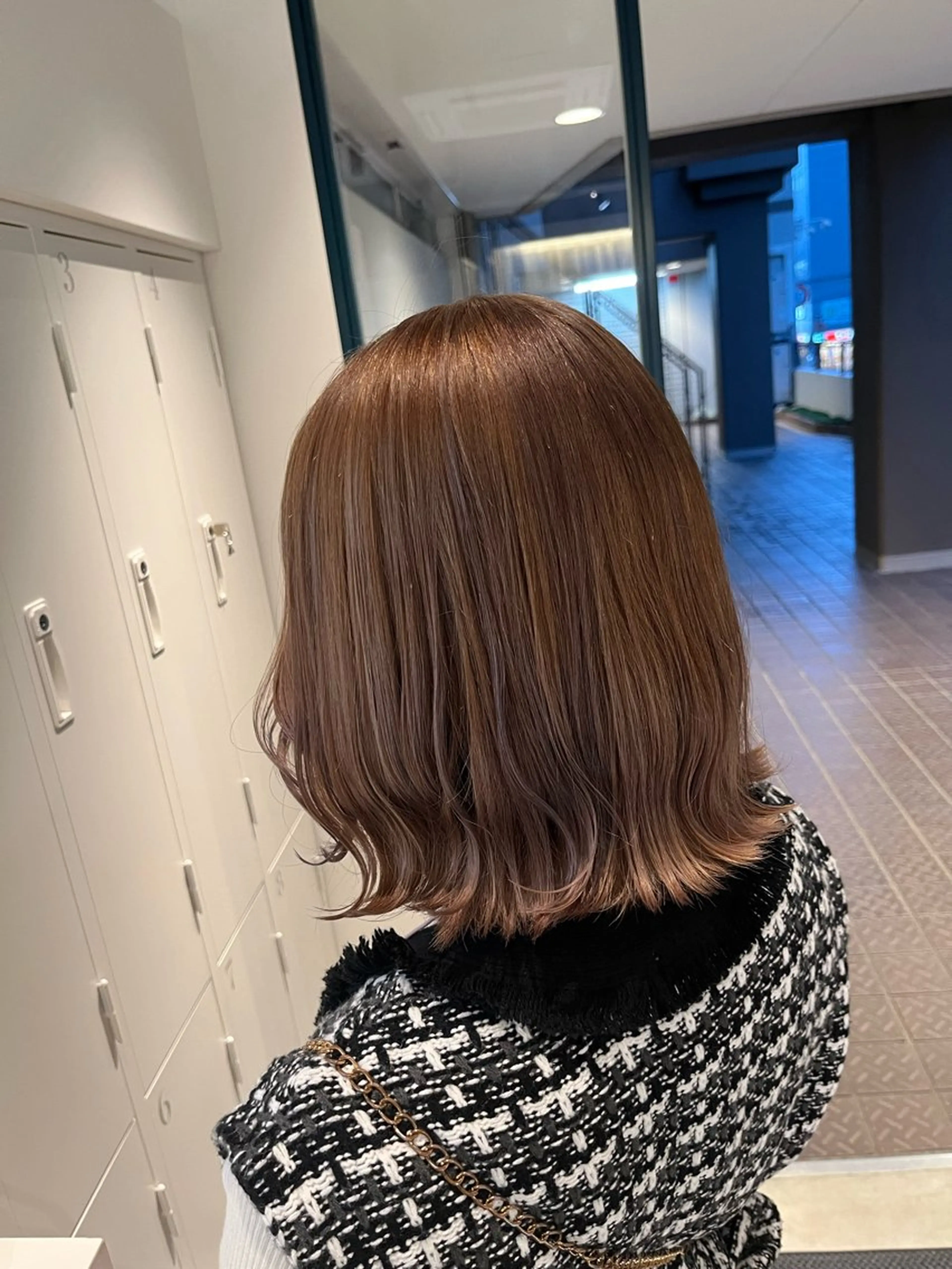 ショート カラー ブリーチ ブリーチなしカラー 艶髪ブリーチ/レイヤ ー/竹本幸希のヘアスタイル