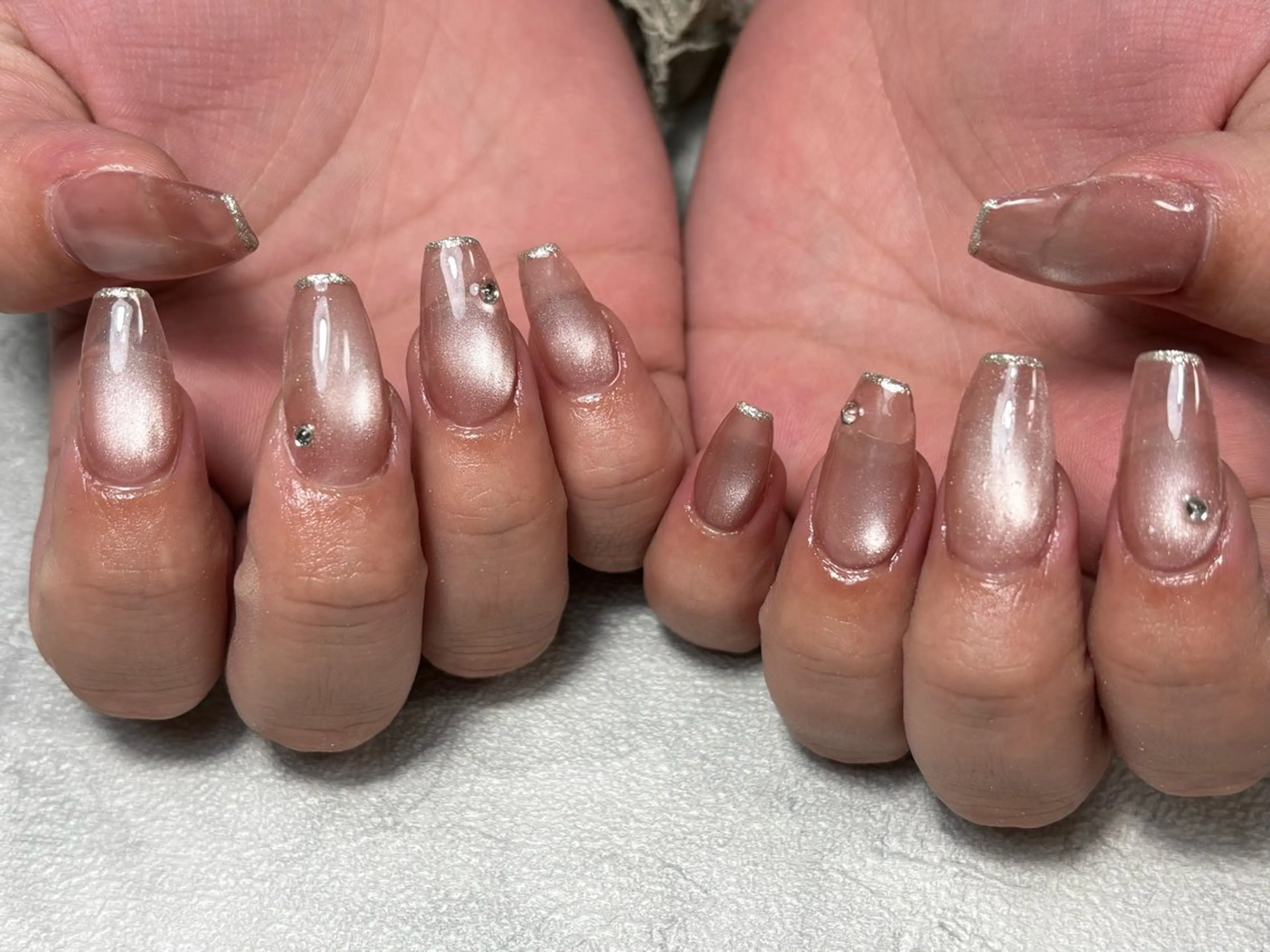 ネイル ラメ(グリッター) ハンドネイル nailsalon bellaのネイルデザイン