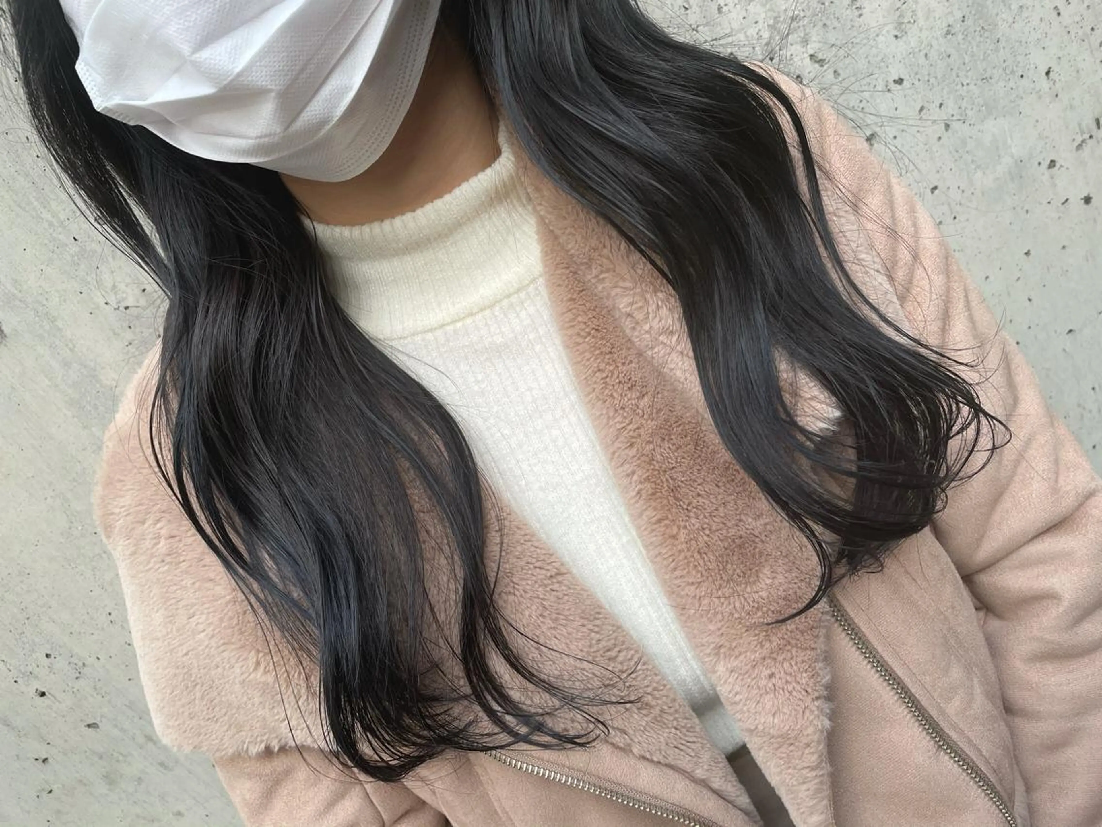 ロング カラー アッシュ ダークアッシュ 鈴木 咲輝のヘアスタイル