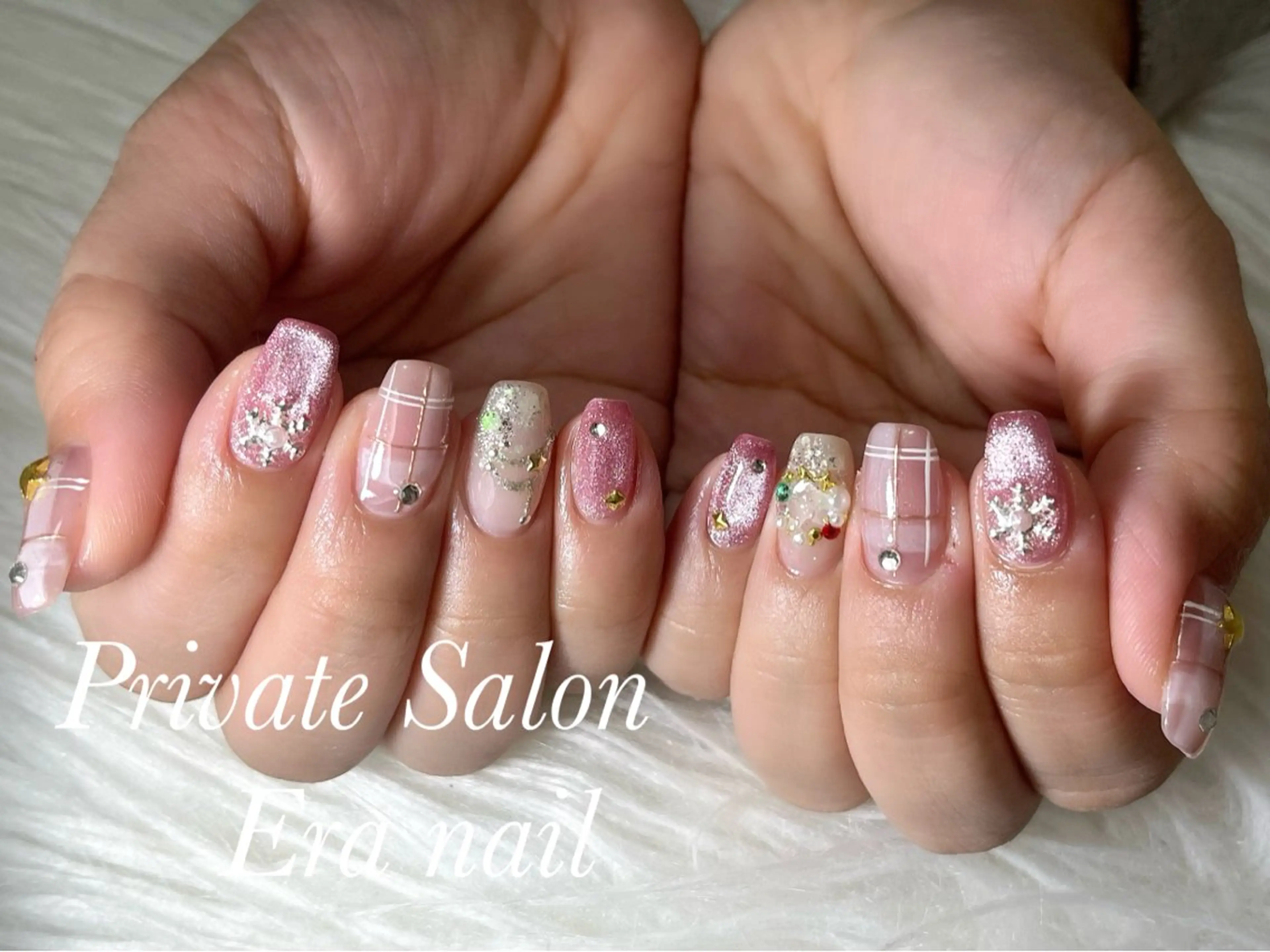 ネイル 冬ネイル クリスマス Era nailのネイルデザイン