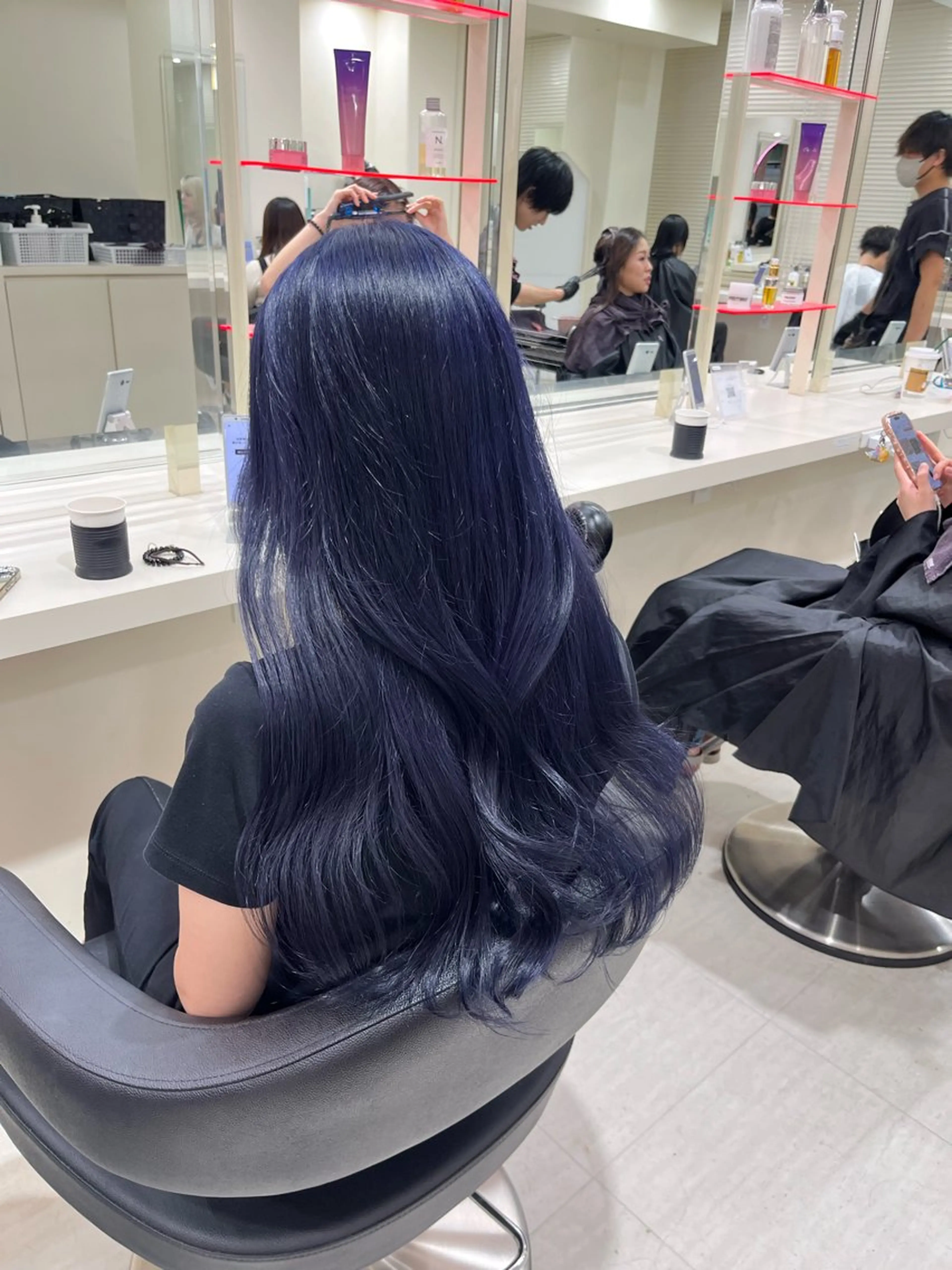 ミディアム カラー ヘアカラー 💟RINNA 艶カラー💟のヘアスタイル