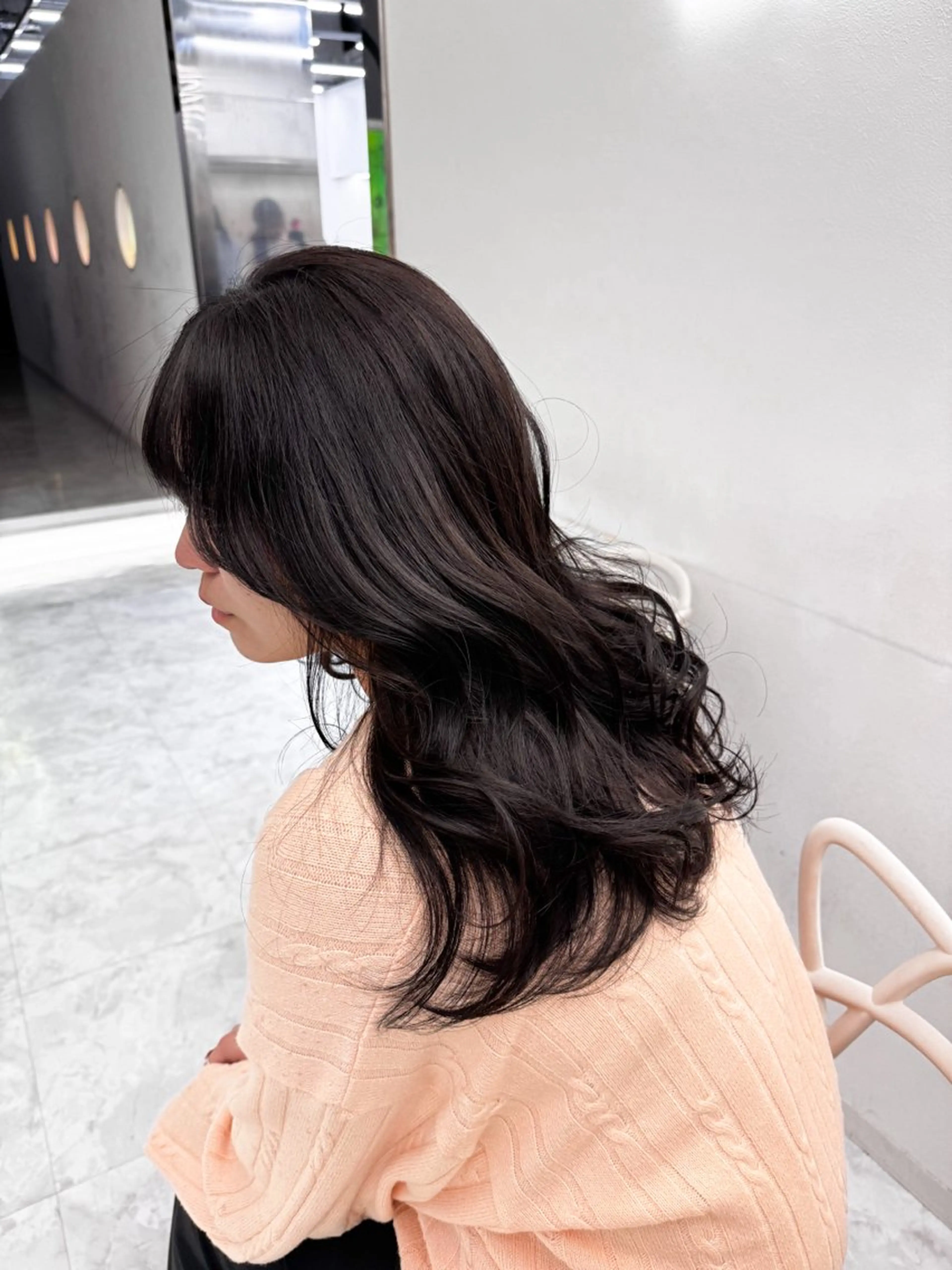 ロング カット ヘアカラー ヘアセット GO TODAY 原宿Verno店所属・韓国系支持率No.1 レイヤー特化/きょうのヘアスタイル