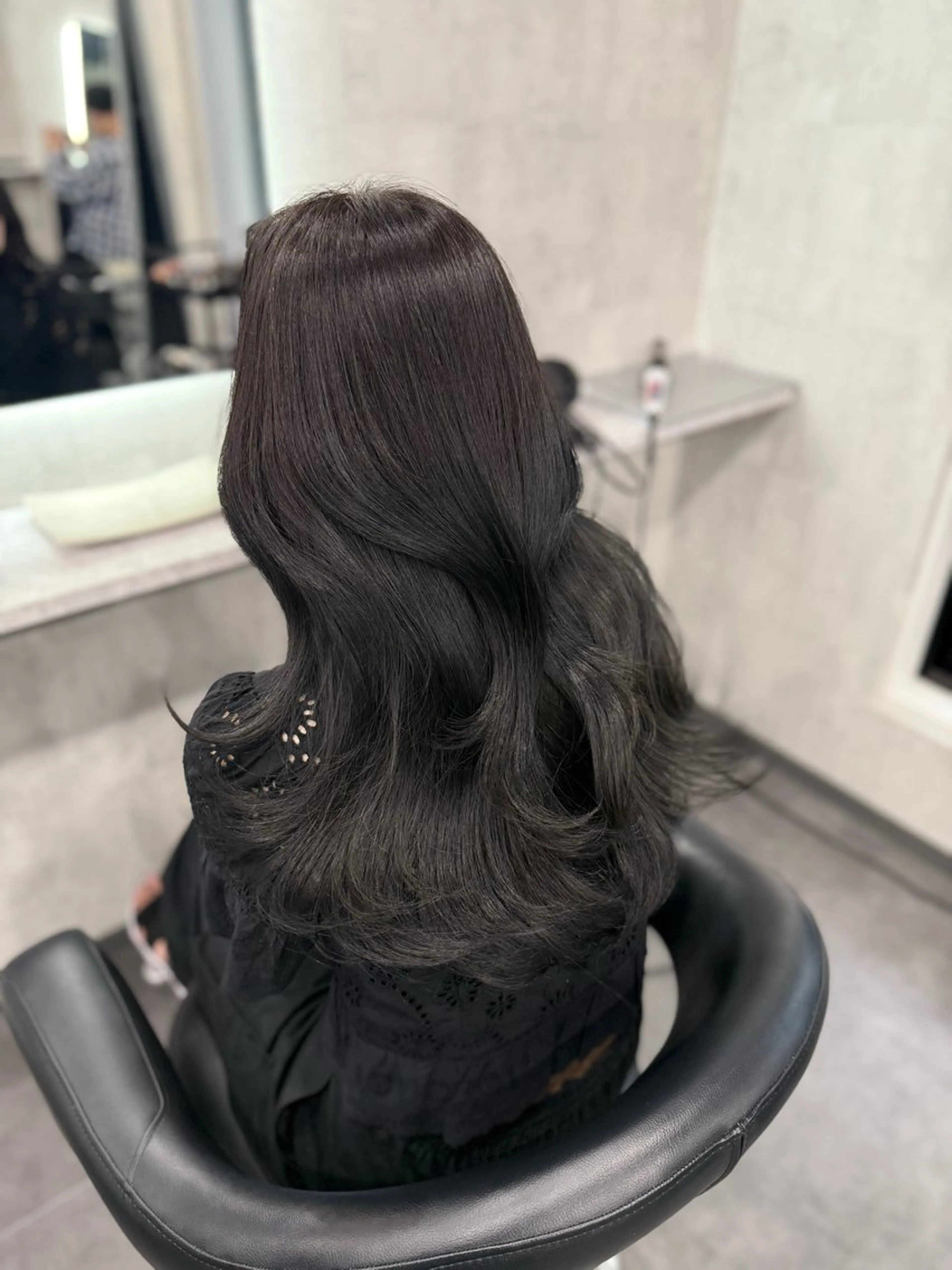 セミロング LAVEL 渋谷 髪質改善 レイヤーカット所属・💖艶髪/韓国ヘア 💖asukaのヘアスタイル